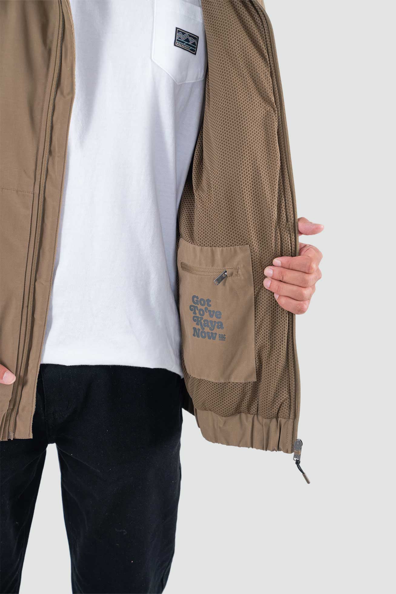 Chaqueta Fatcap - Café