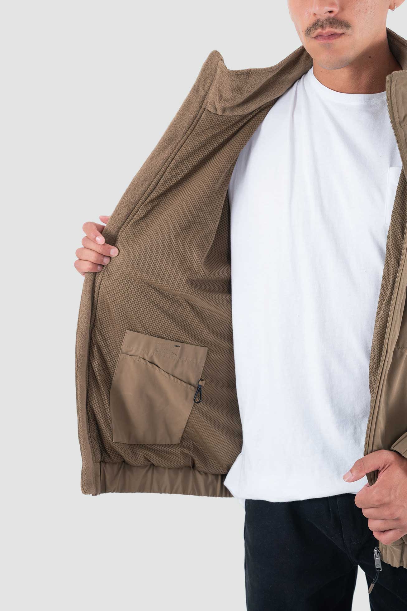 Chaqueta Fatcap - Café