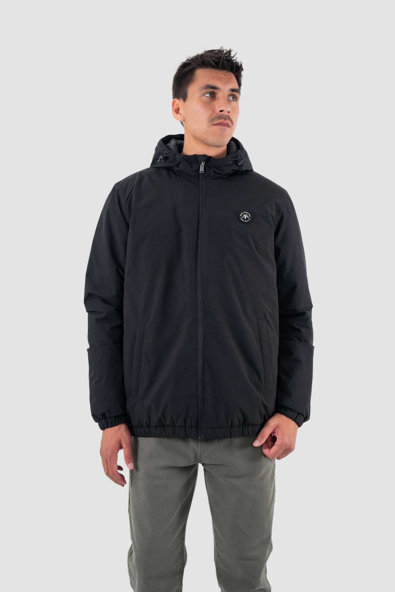 Parka Solid - Negro