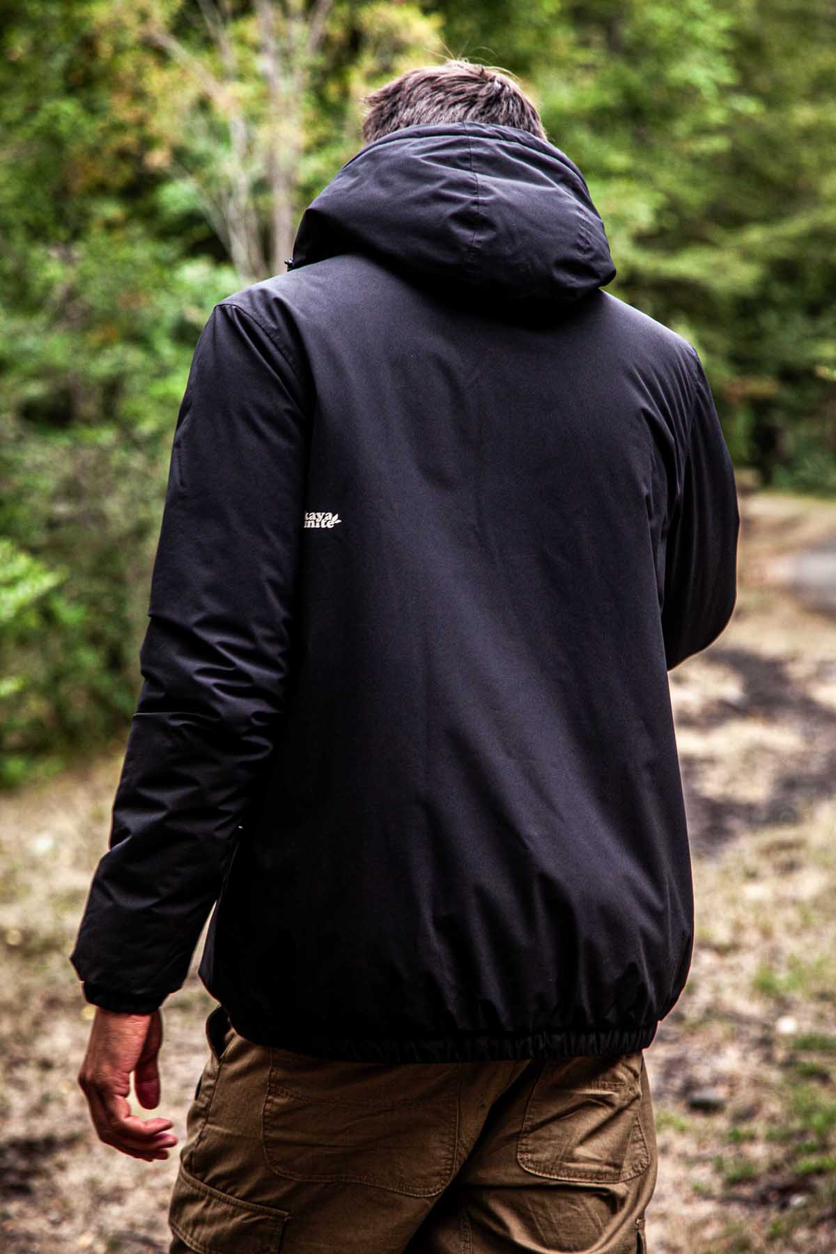 Parka Solid - Negro