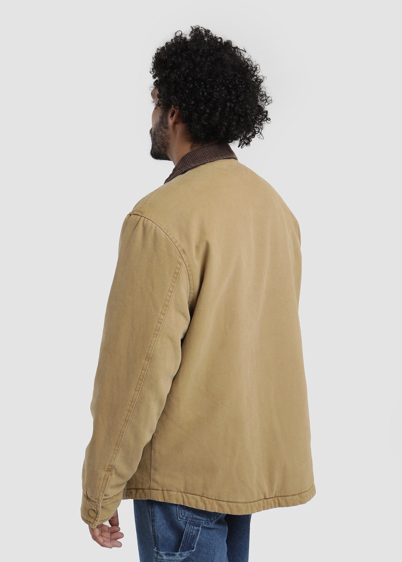 Chaqueta Clásica Canvas Hombre - Caqui Lavender