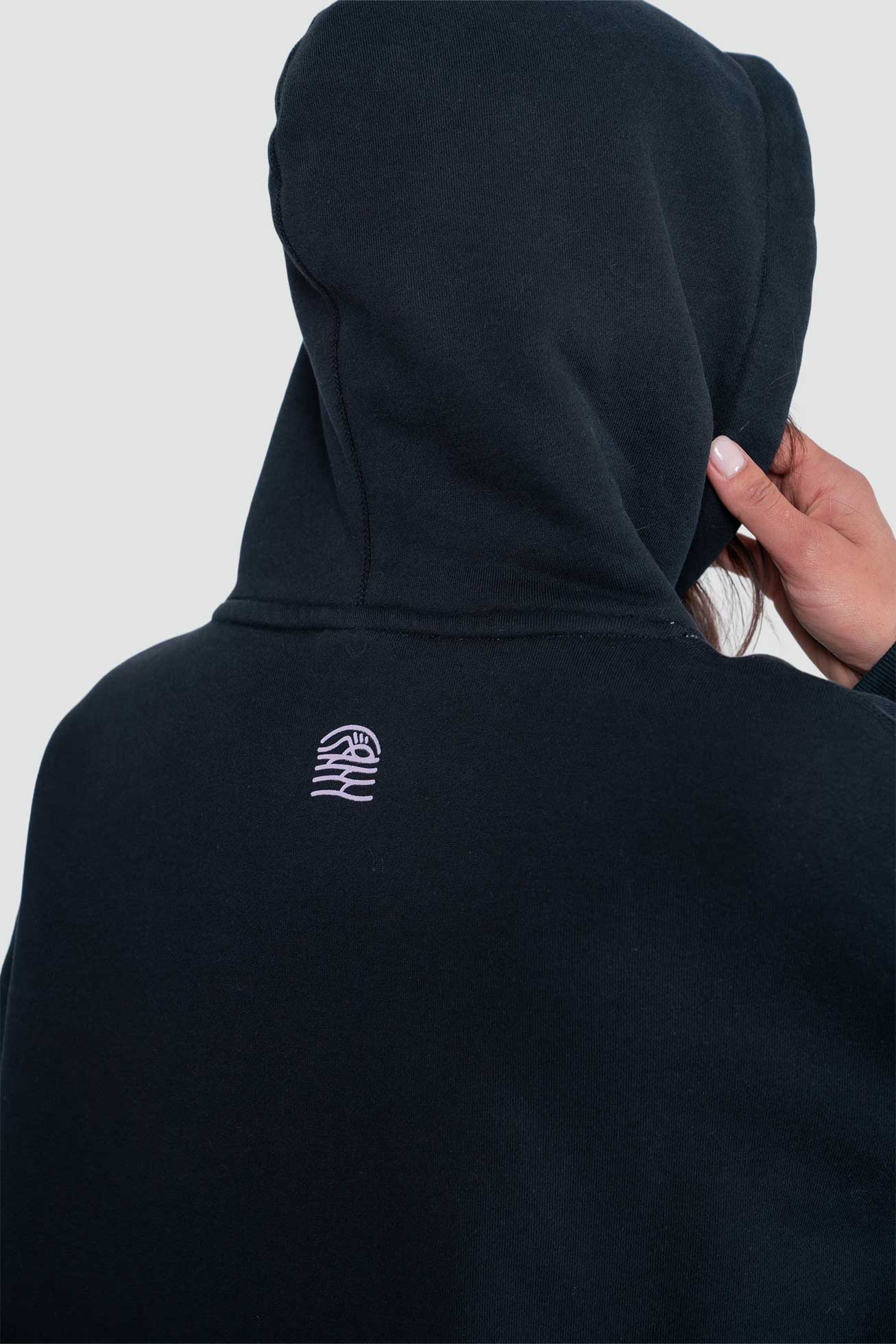 Polerón Hoodie Mujer Farmer - Negro