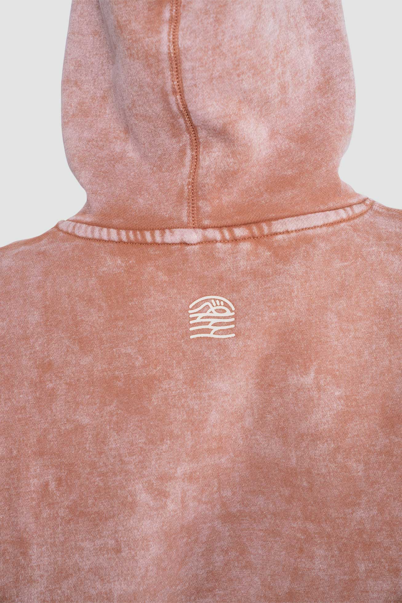 Polerón Hoodie Mujer Solid - Terracota