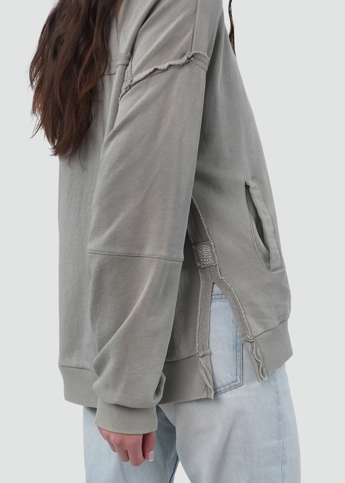 Polerón Mujer Mid Snaps - Verde Claro