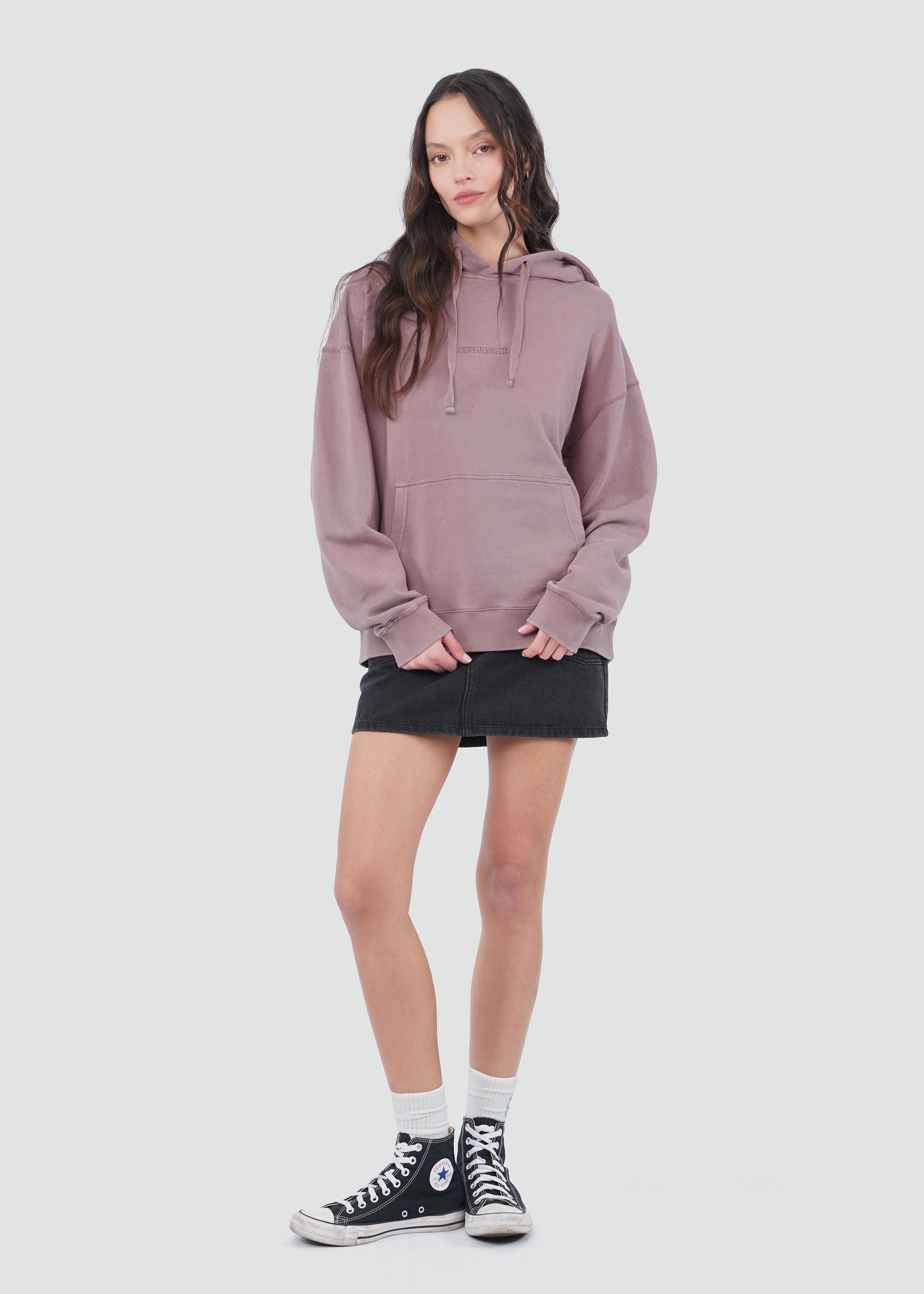 Polerón Hoodie Mujer Stay - Malva