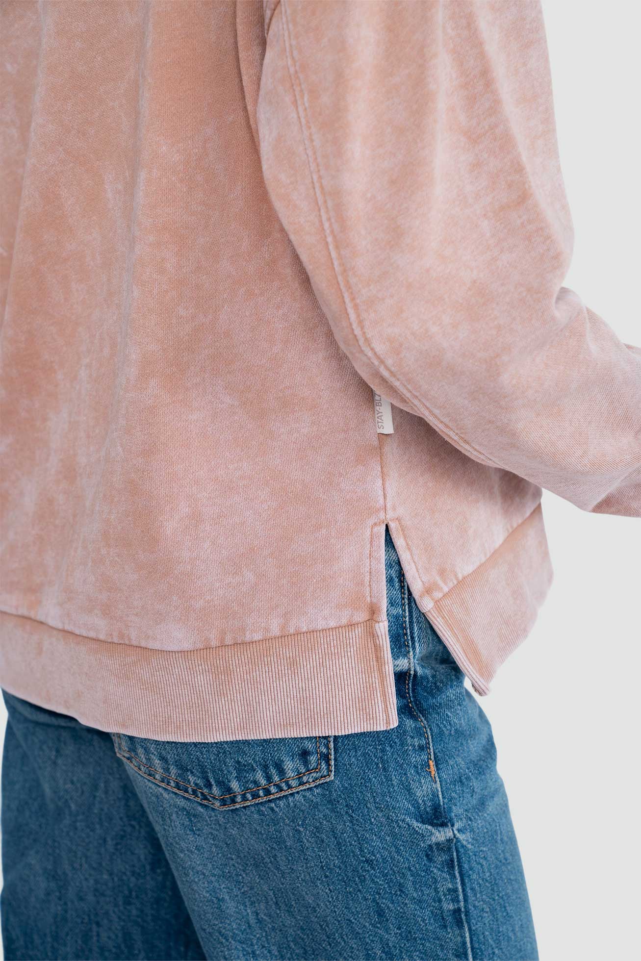 Polerón Mock Neck Mujer - Terracota