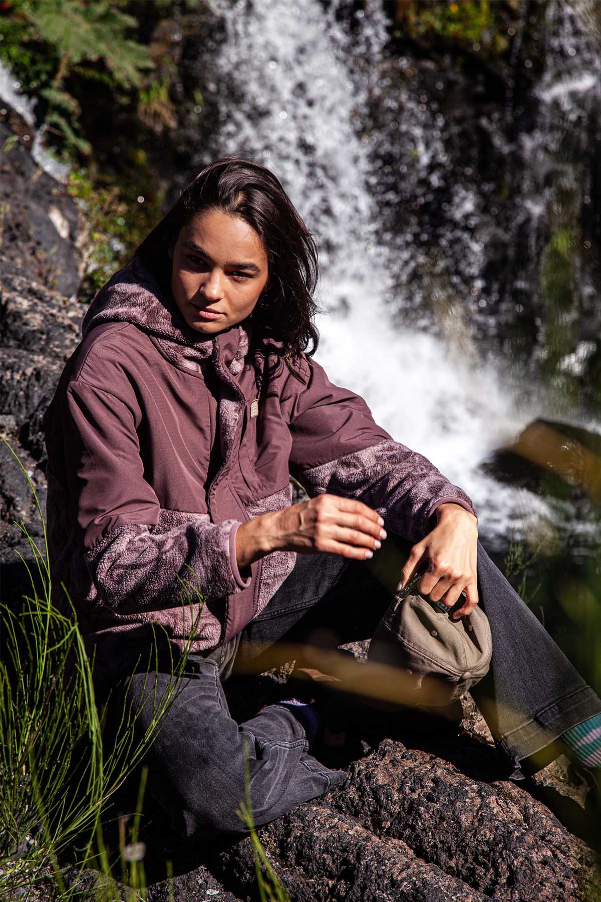 Chiporro Mujer Hood- Funga Rosa