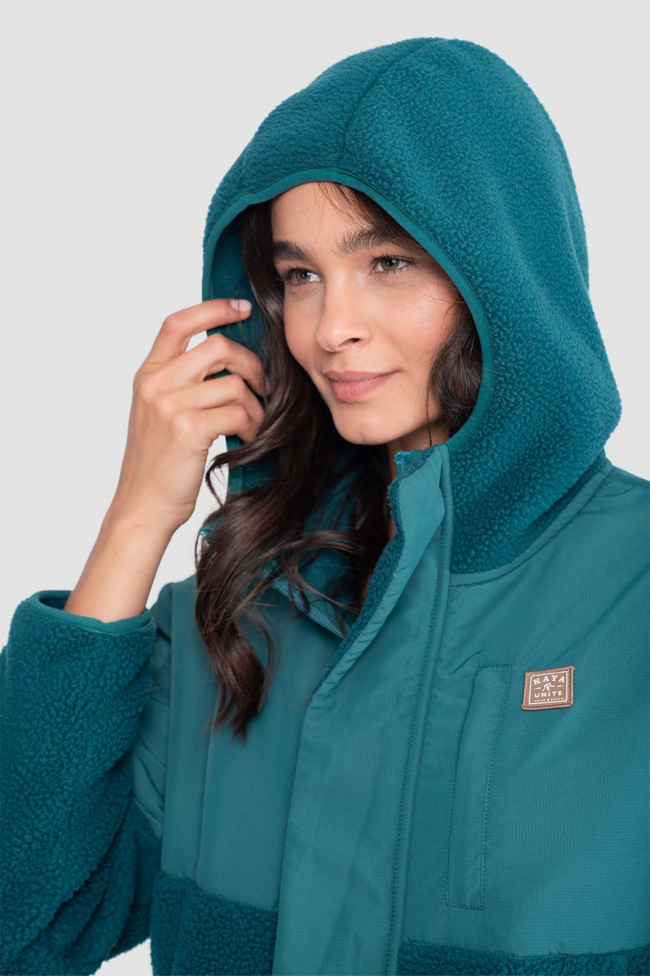 Chiporro Mujer Hood - Solid Petrol