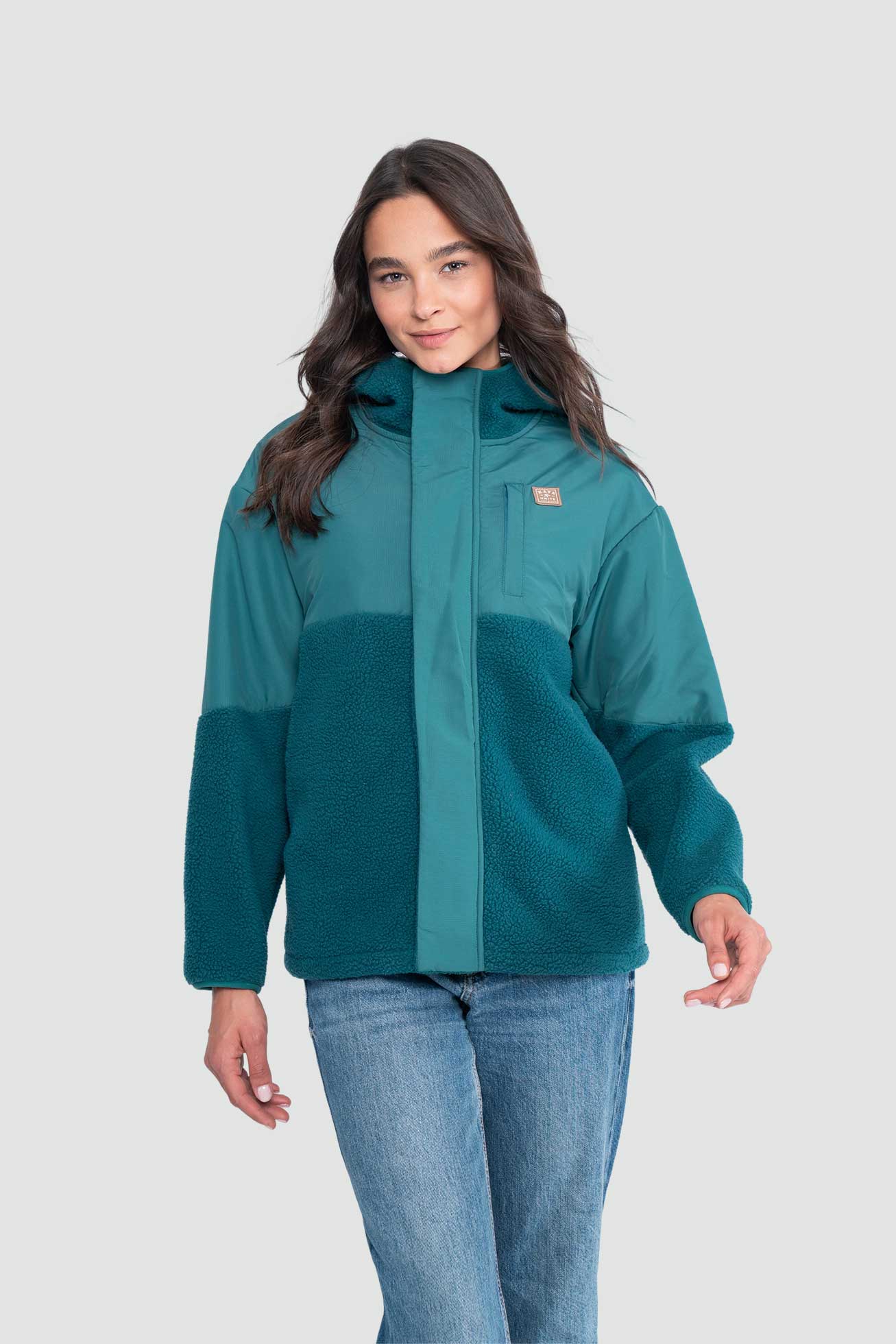 Chiporro Mujer Hood - Solid Petrol