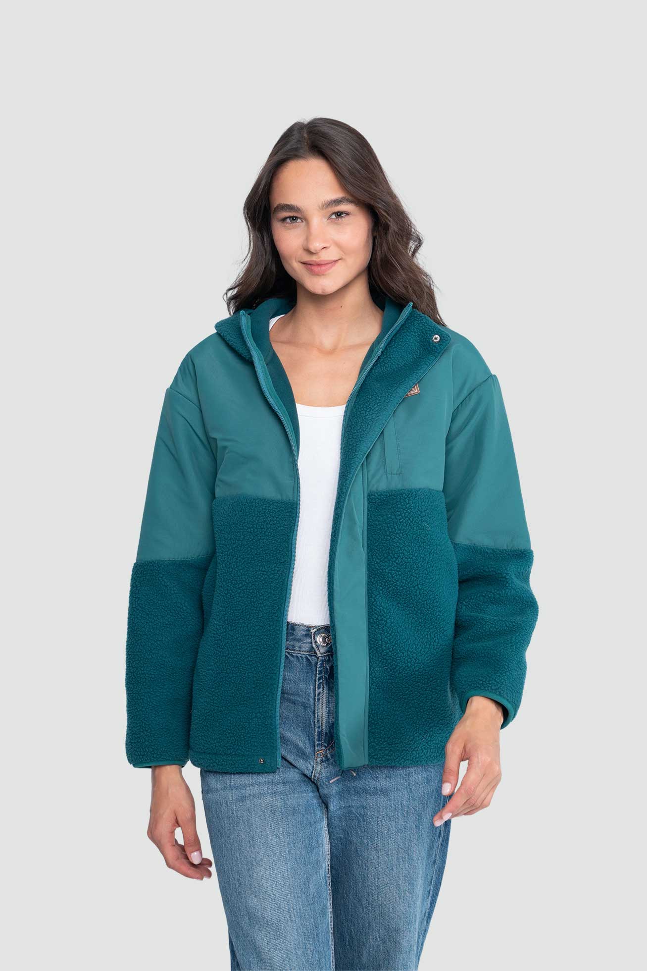 Chiporro Mujer Hood - Solid Petrol