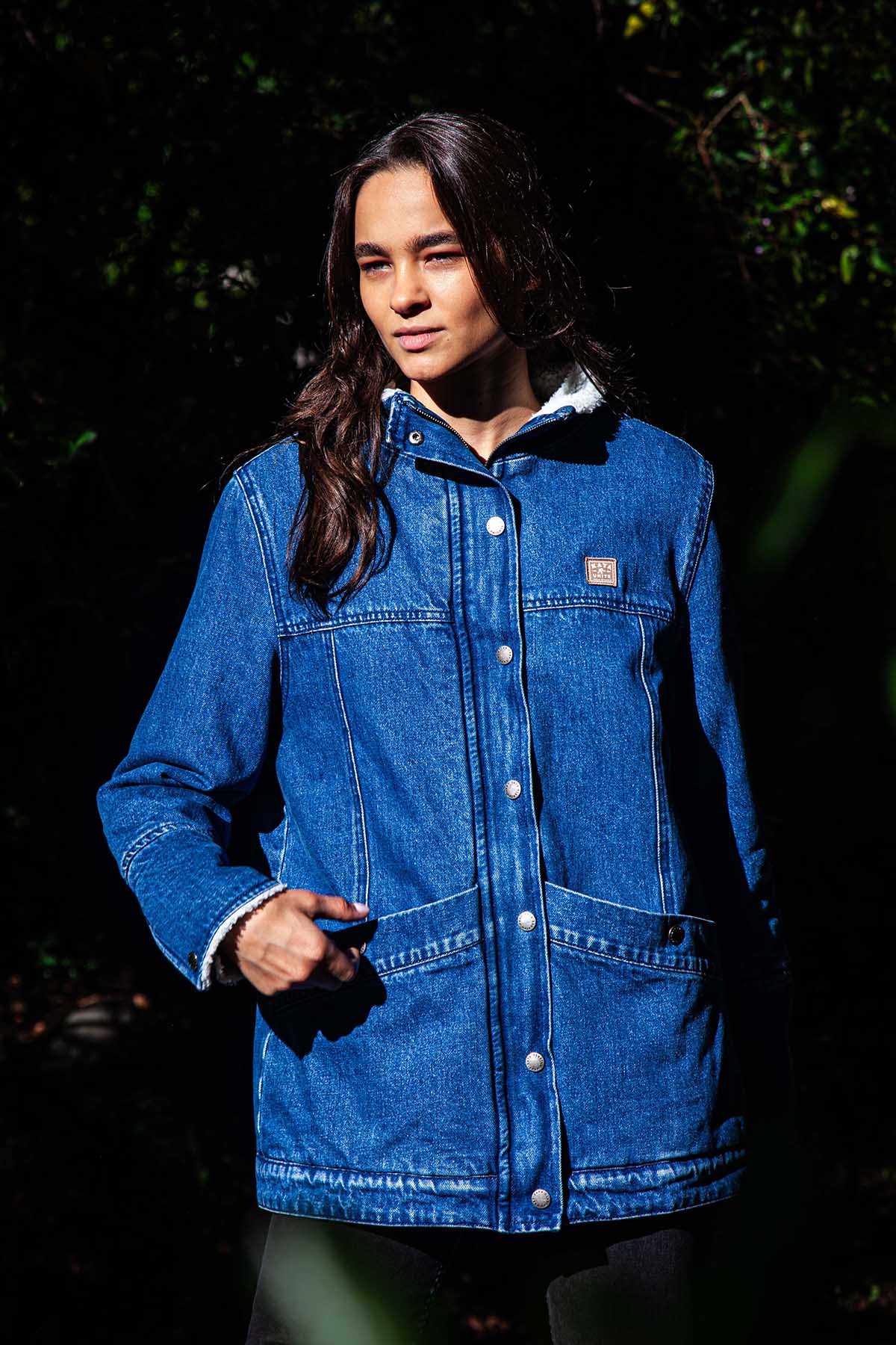 Chaqueta Clásica Amancai Mujer - Denim