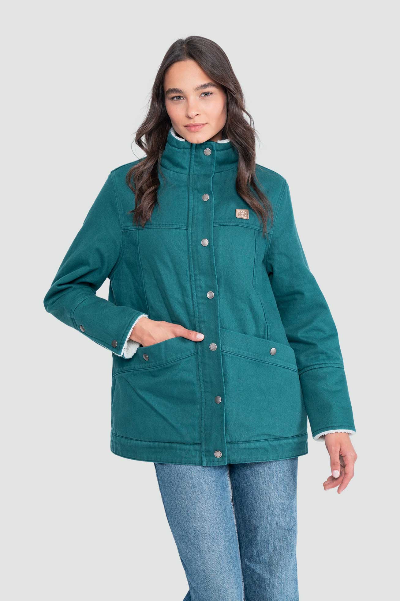 Chaqueta Clásica Amancai Mujer - Petrol