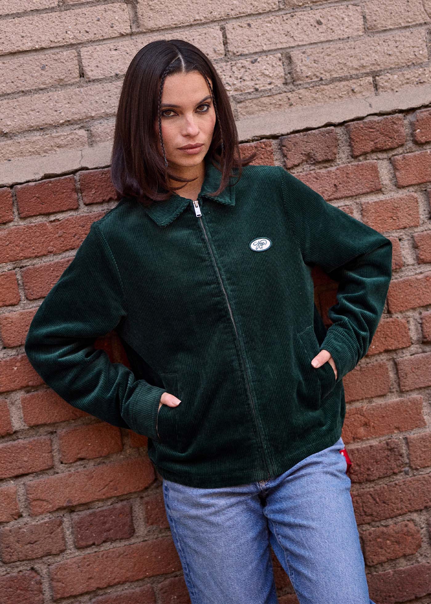 Chaqueta Mujer Cotelé - Verde