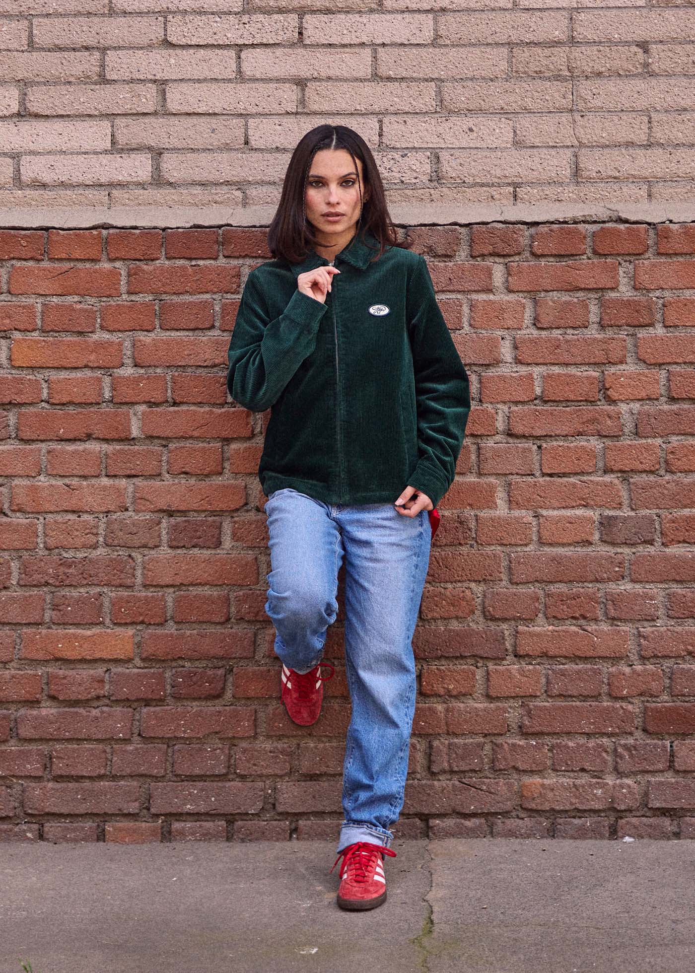 Chaqueta Mujer Cotelé - Verde