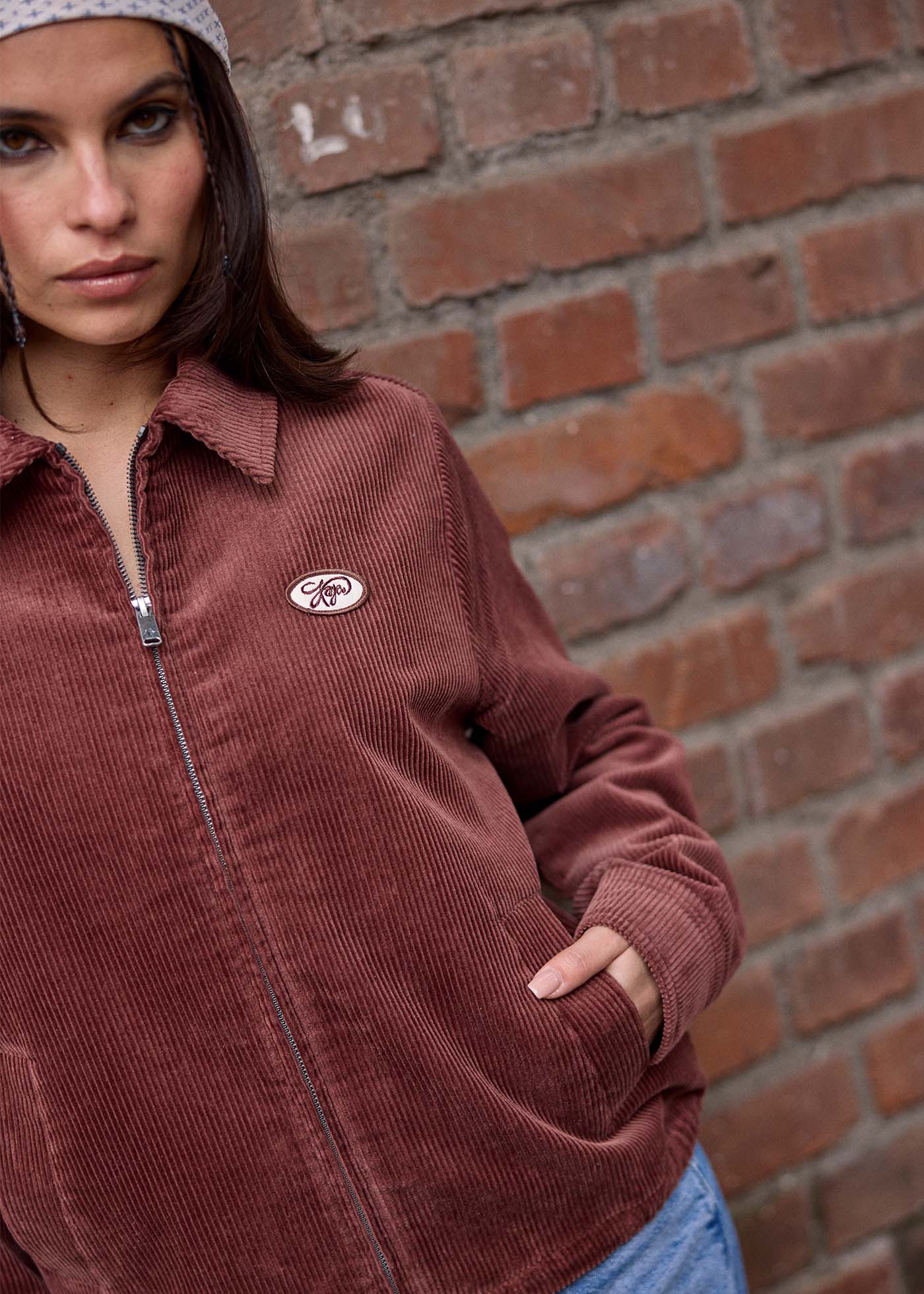 Chaqueta Mujer Cotelé - Malva