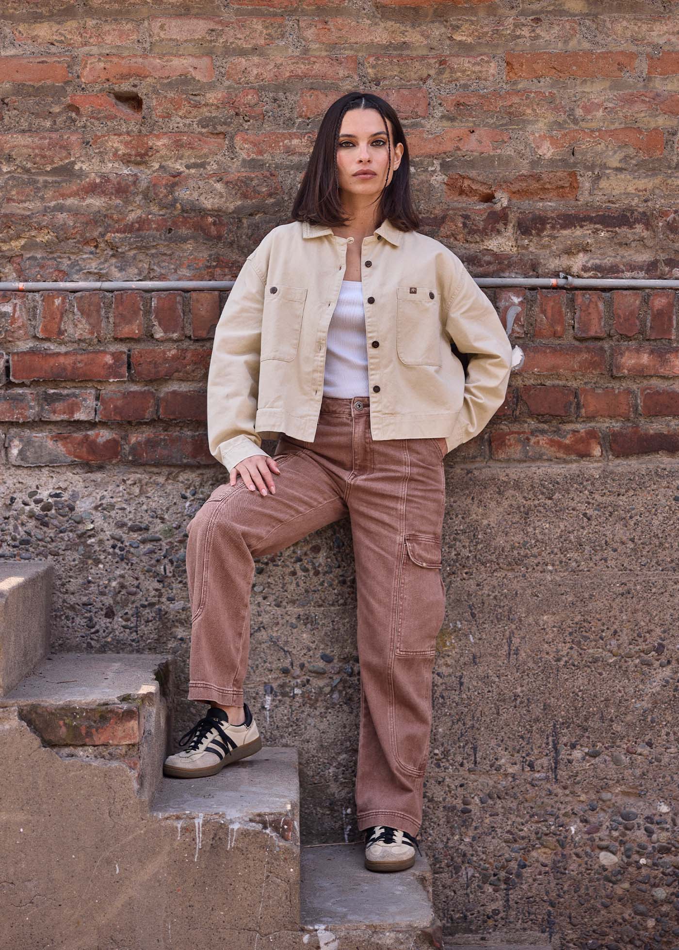 Sobrecamisa Mujer Boique - Ecru