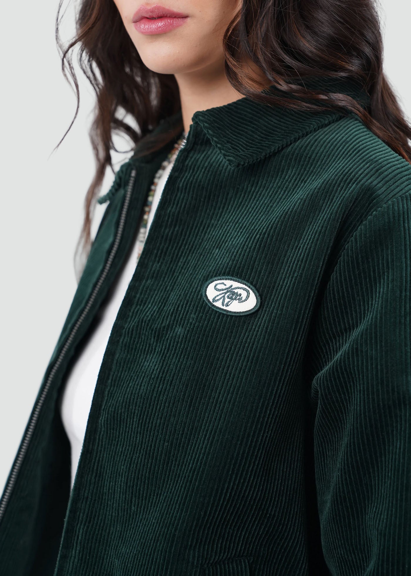 Chaqueta Mujer Cotelé - Verde
