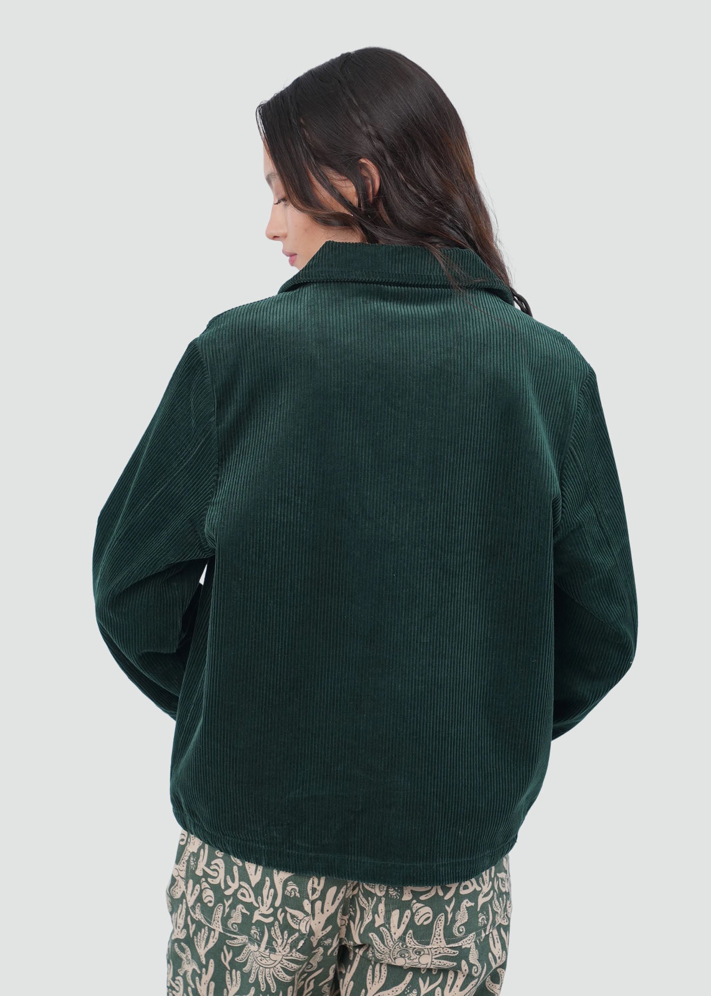 Chaqueta Mujer Cotelé - Verde