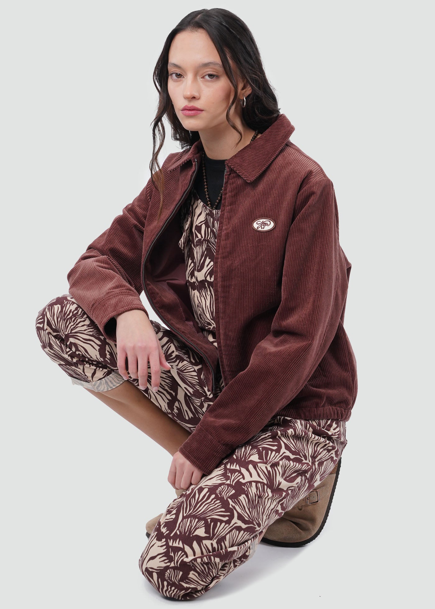 Chaqueta Mujer Cotelé - Malva