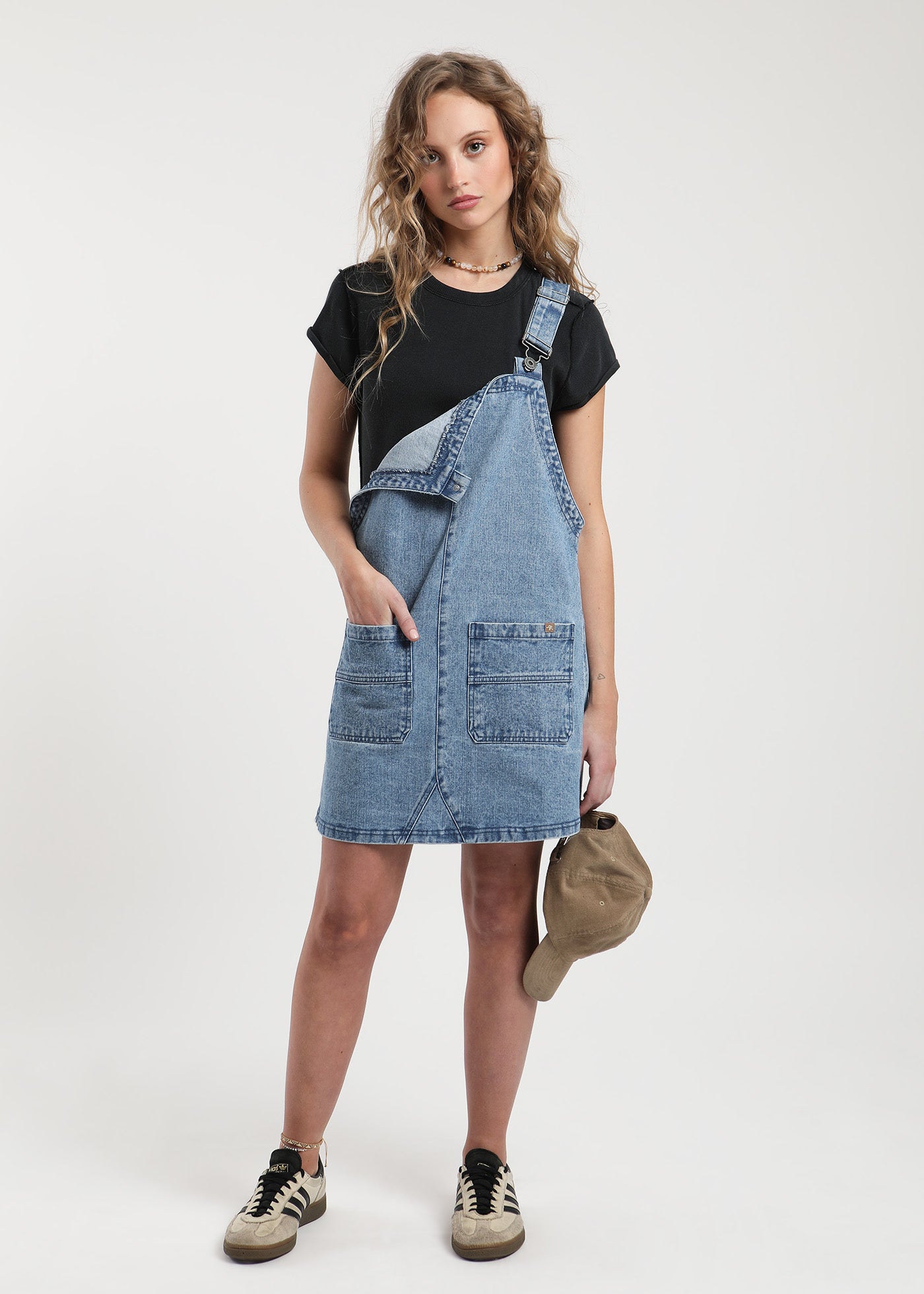 Jardinera Vestido - Denim Azul