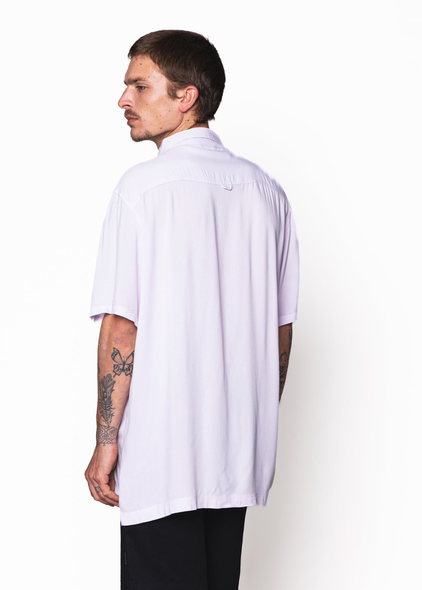 Camisa Viscose Solid Dirty Pink
