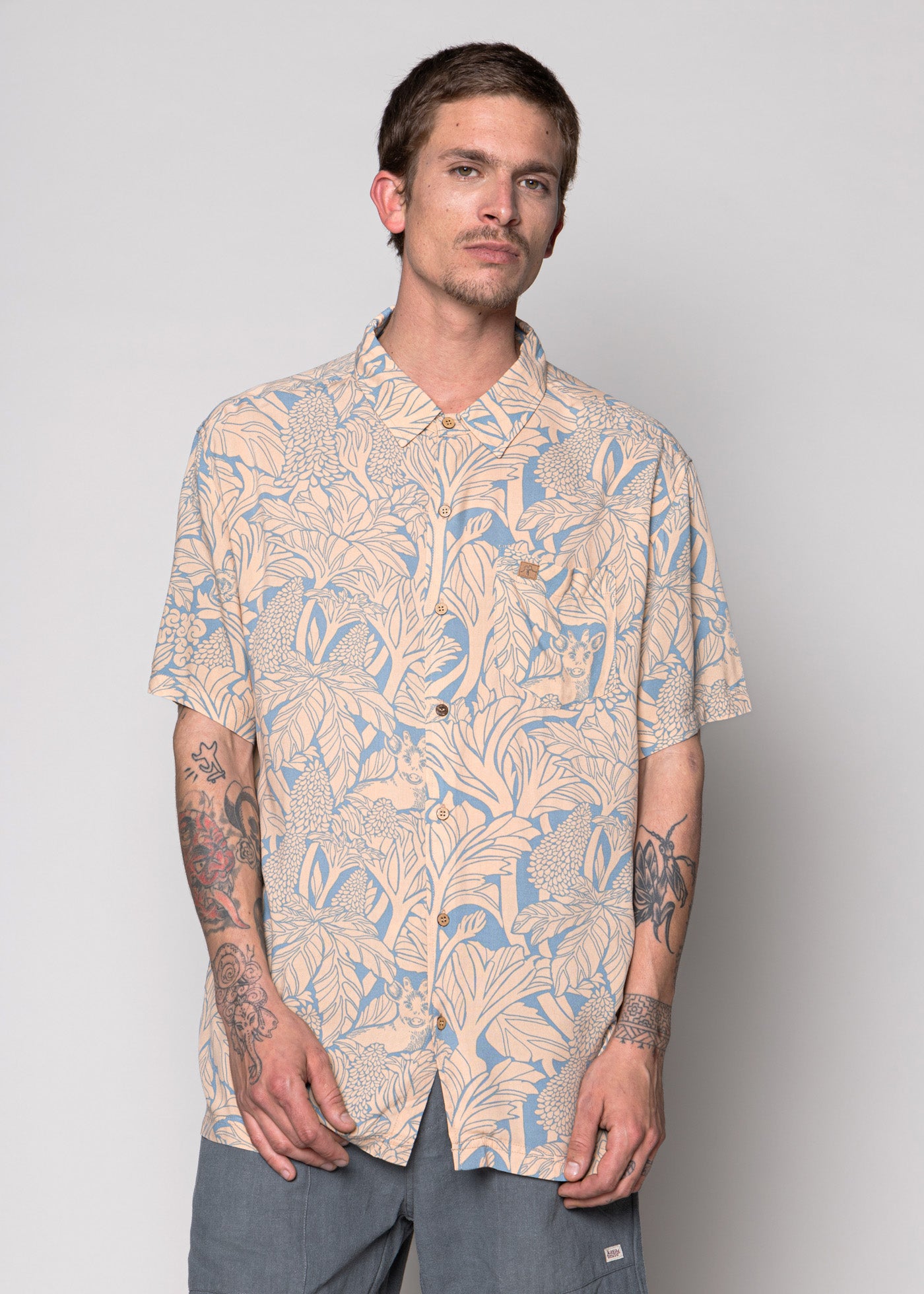 Guayabera Nalka Peach