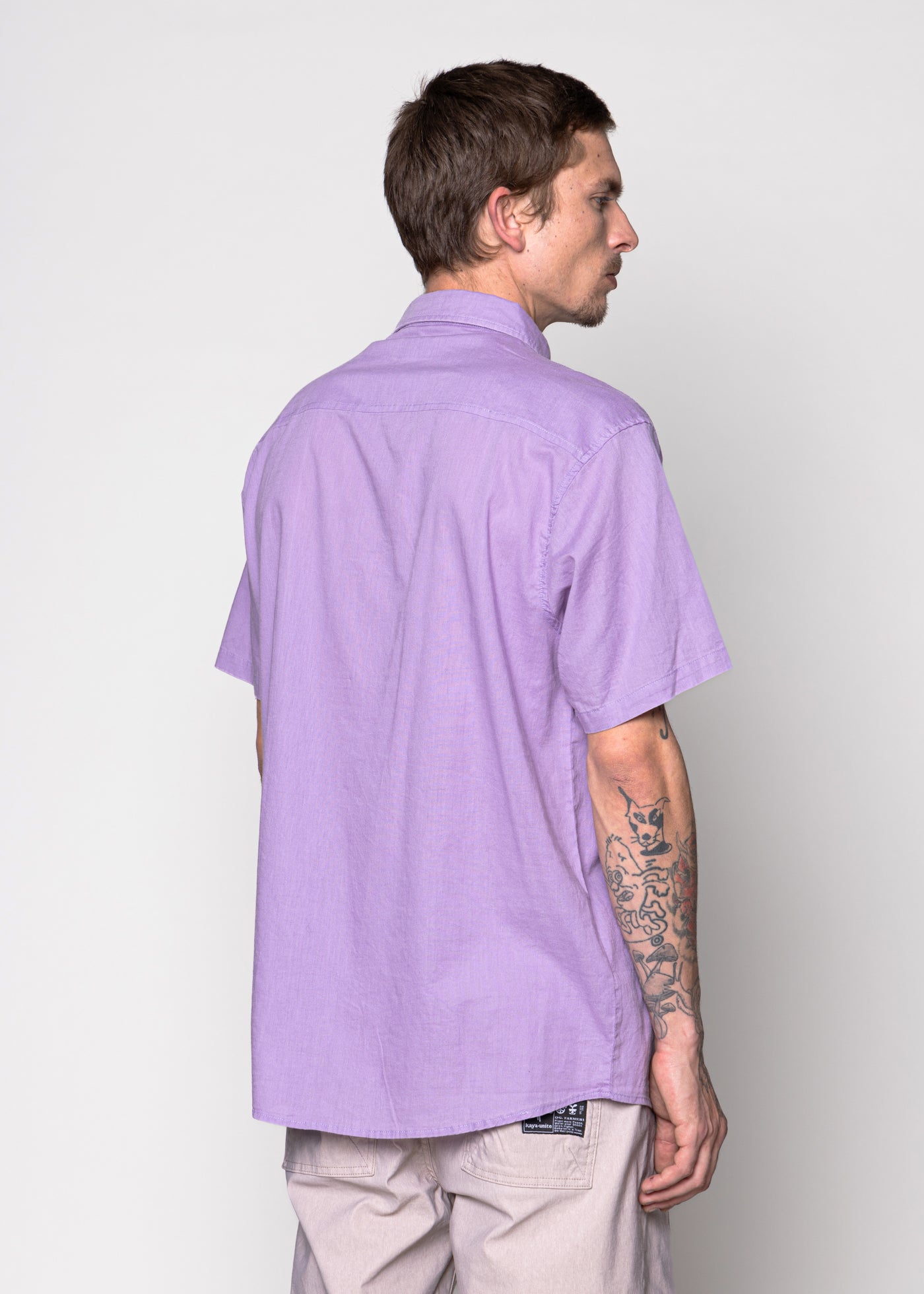 Camisa Cotton Solid Lila