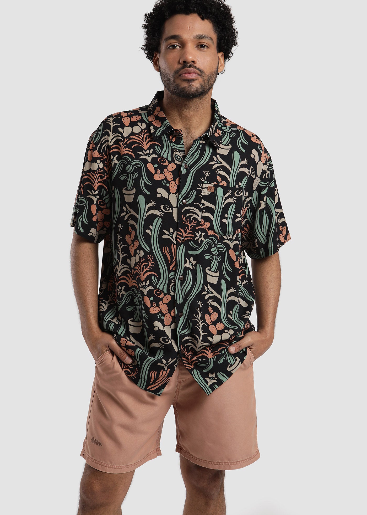 Guayabera Froogy - Negro