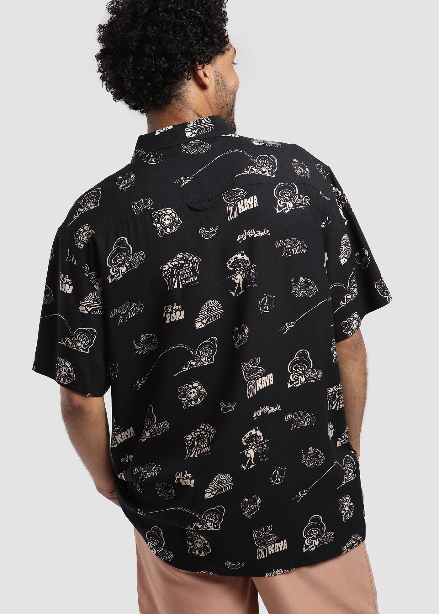 Guayabera Camper - Negro