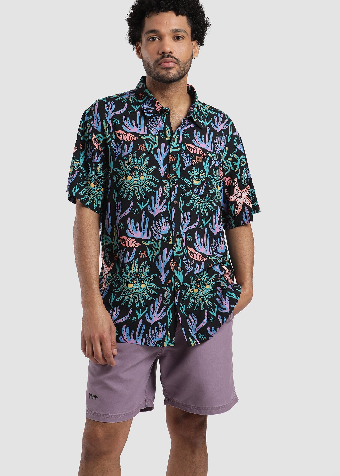 Guayabera Ocean - Negro