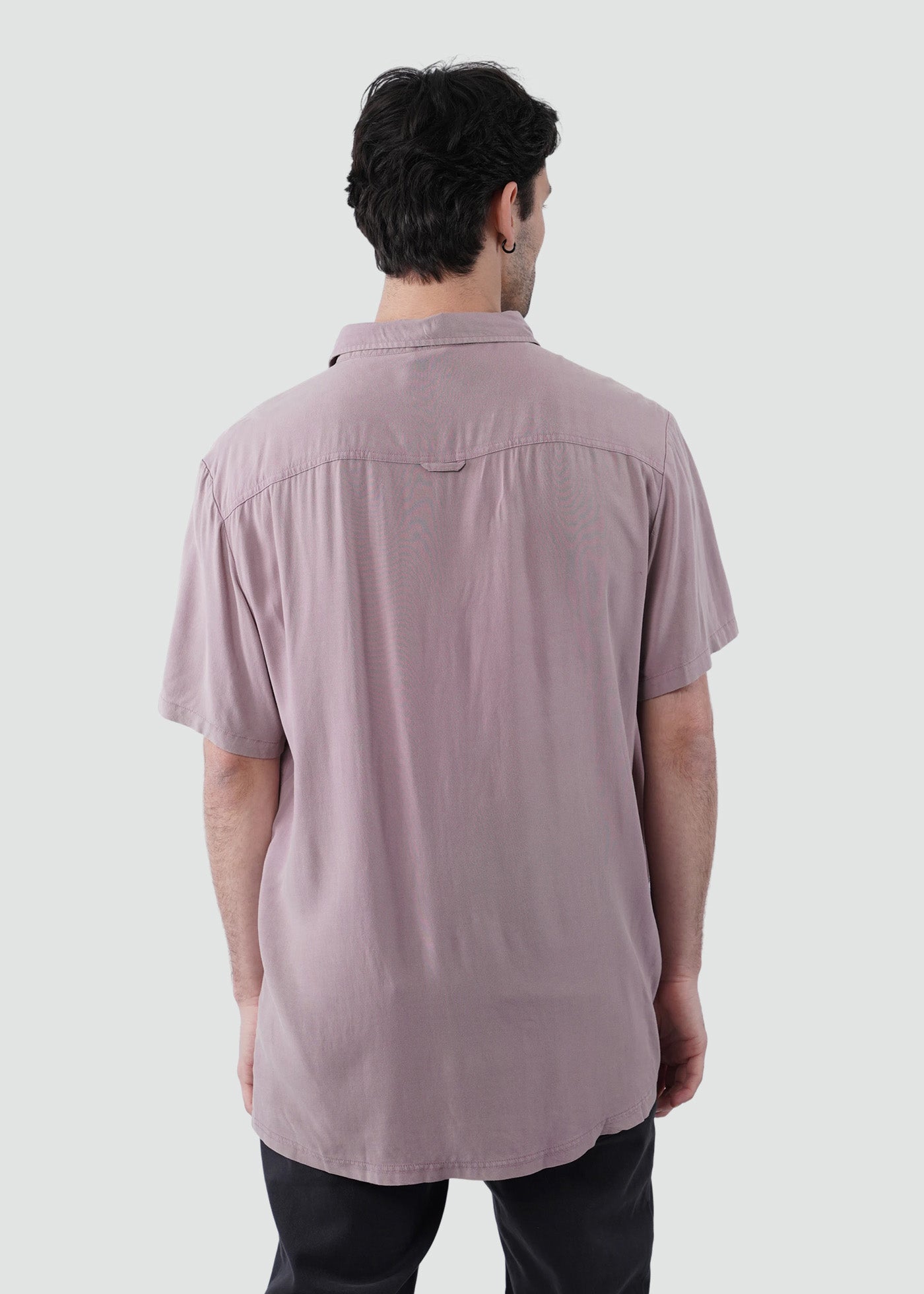 Camisa Hombre Viscosa - Malva