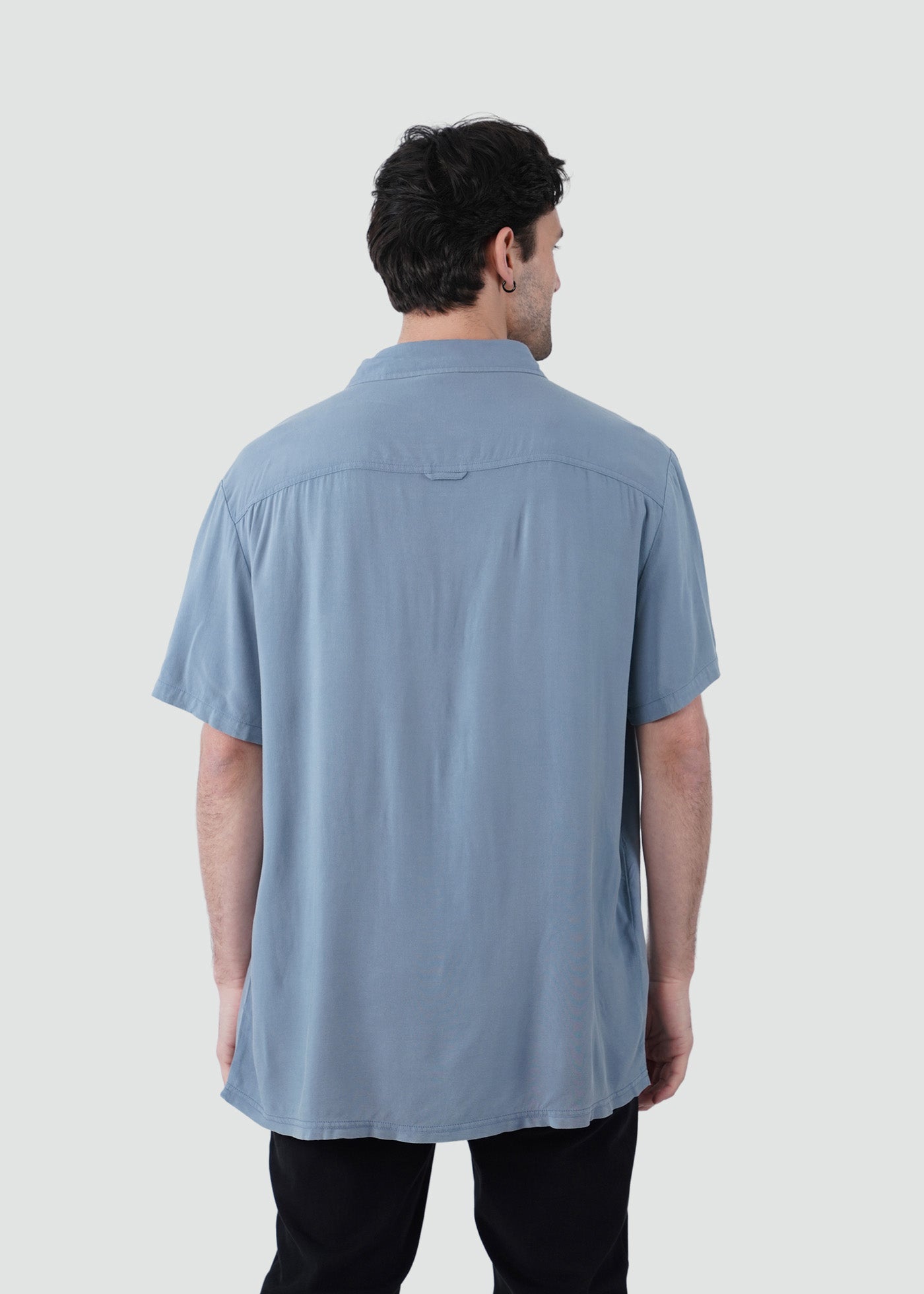Camisa Hombre Viscosa - Denim