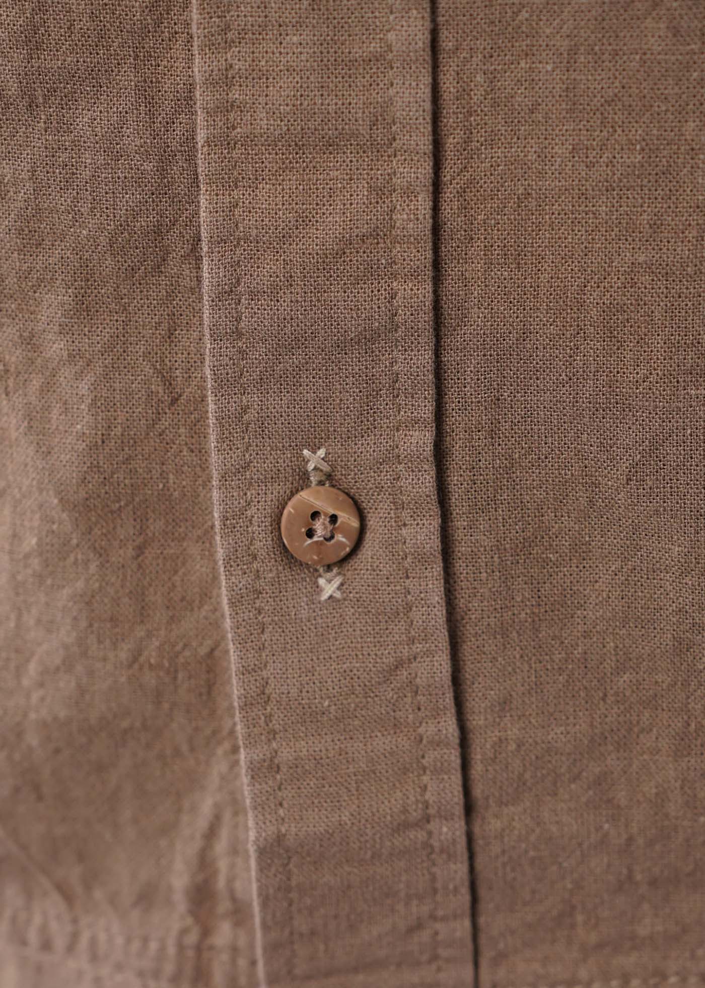 Camisa Hombre Lino - Olive