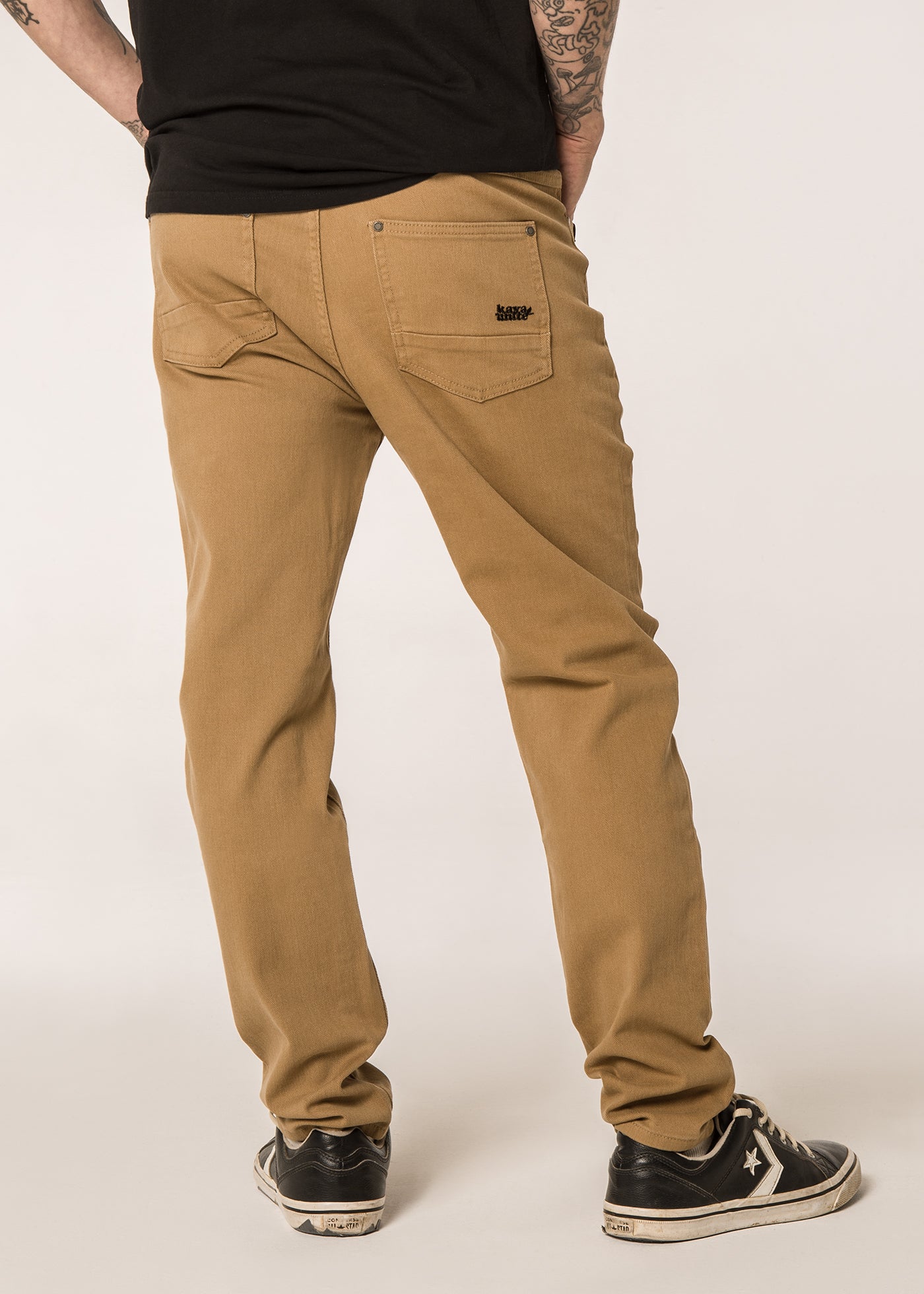 Pantalón Slim Algodón Daily Hombre - Camel Antique White