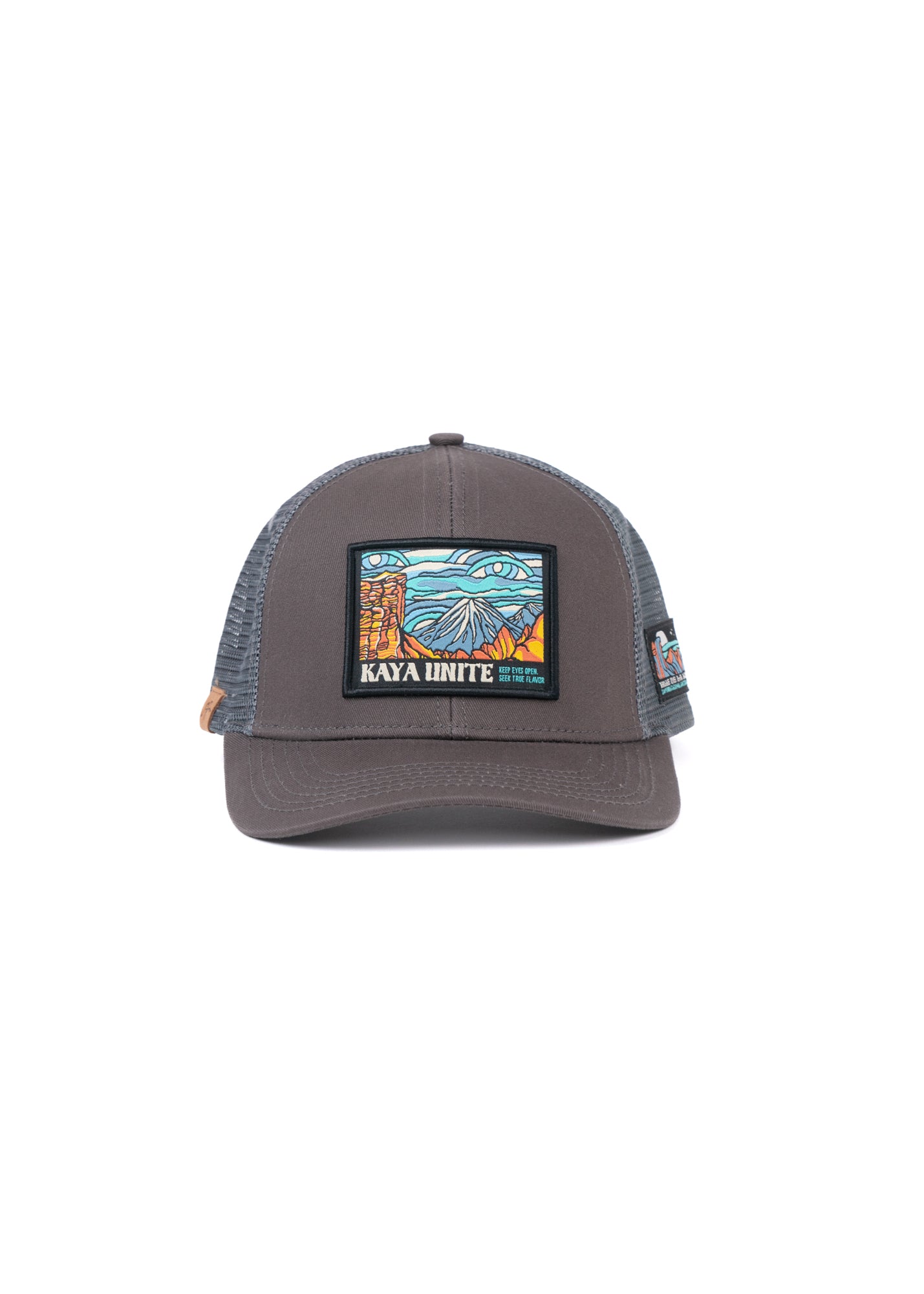 Gorro Jockey Algodón Trucker San Pedro - Negro White Smoke