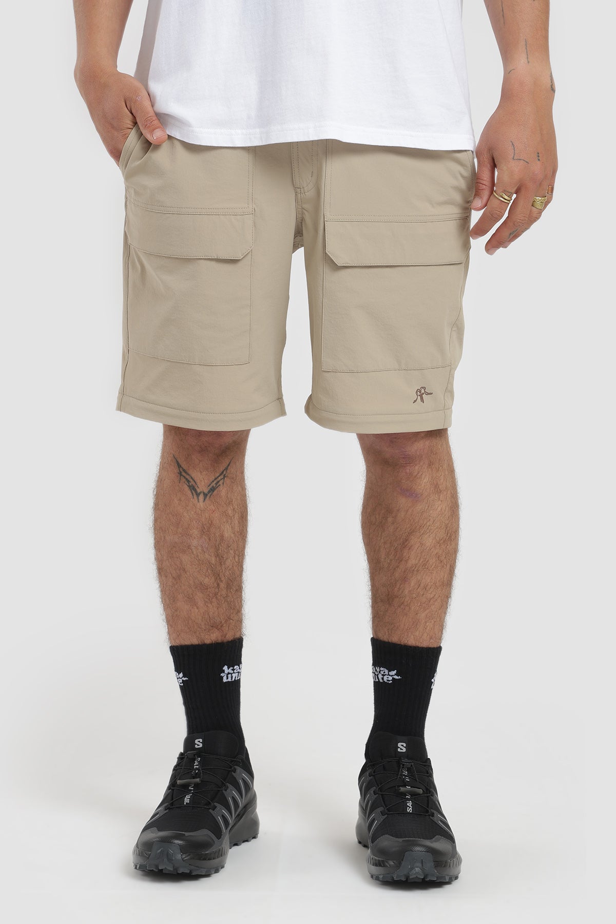 Pantalón Cargo Hiker Desmontable Hombre - Beige