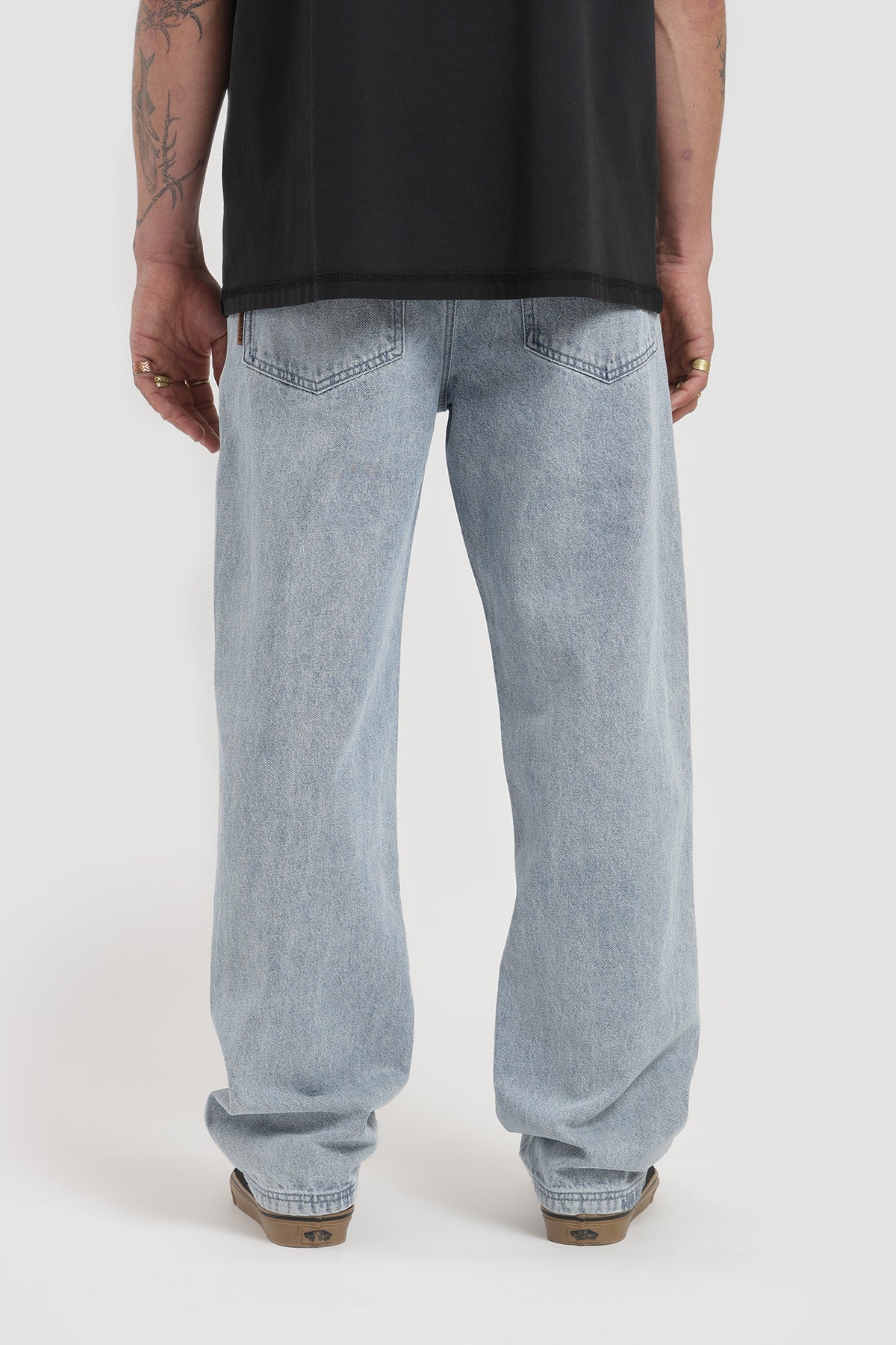 Pantalon Recto Daily Denim Hombre - Celeste