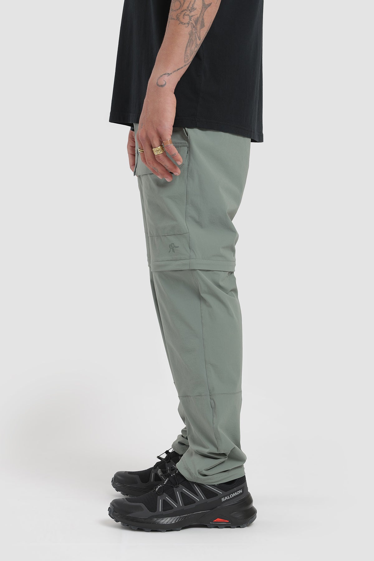 Pantalón Cargo Hiker Desmontable Hombre - Oliva