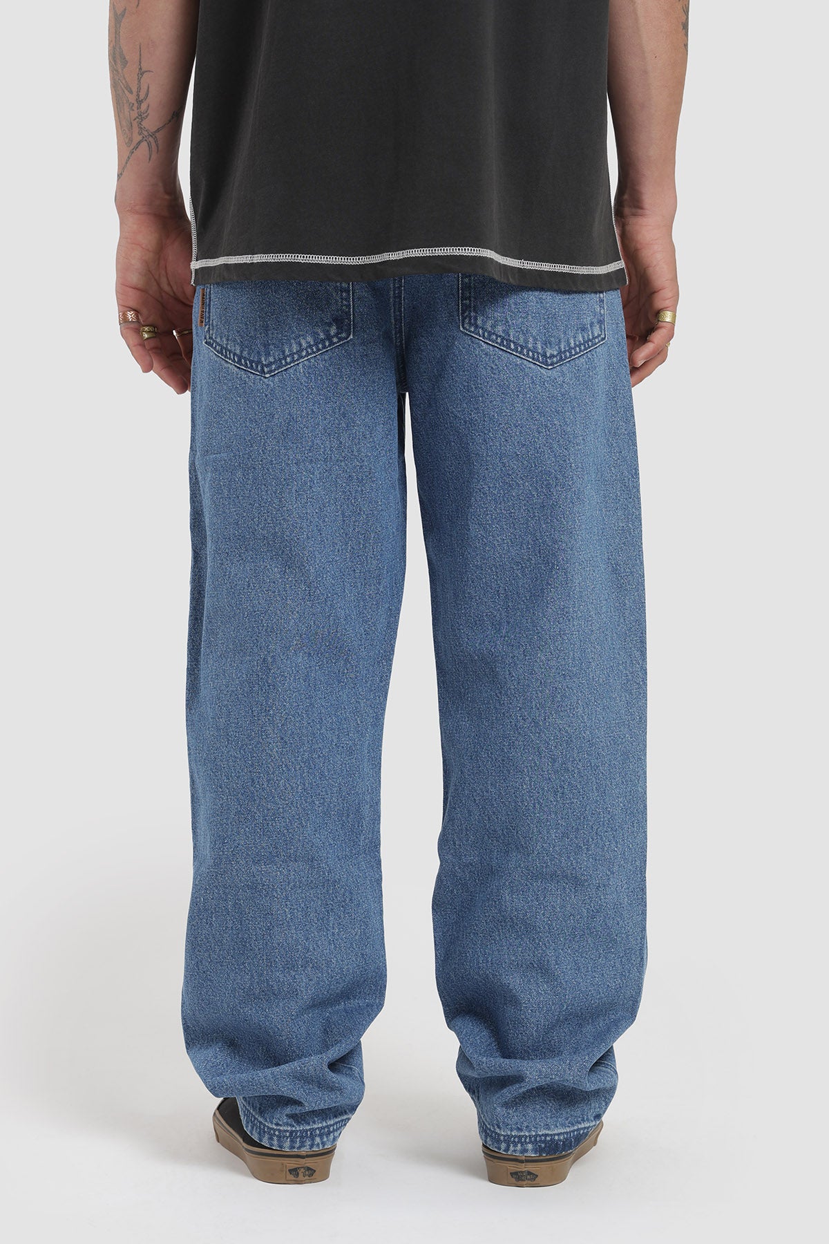 Pantalon Recto Daily Denim Hombre - Azul Denim