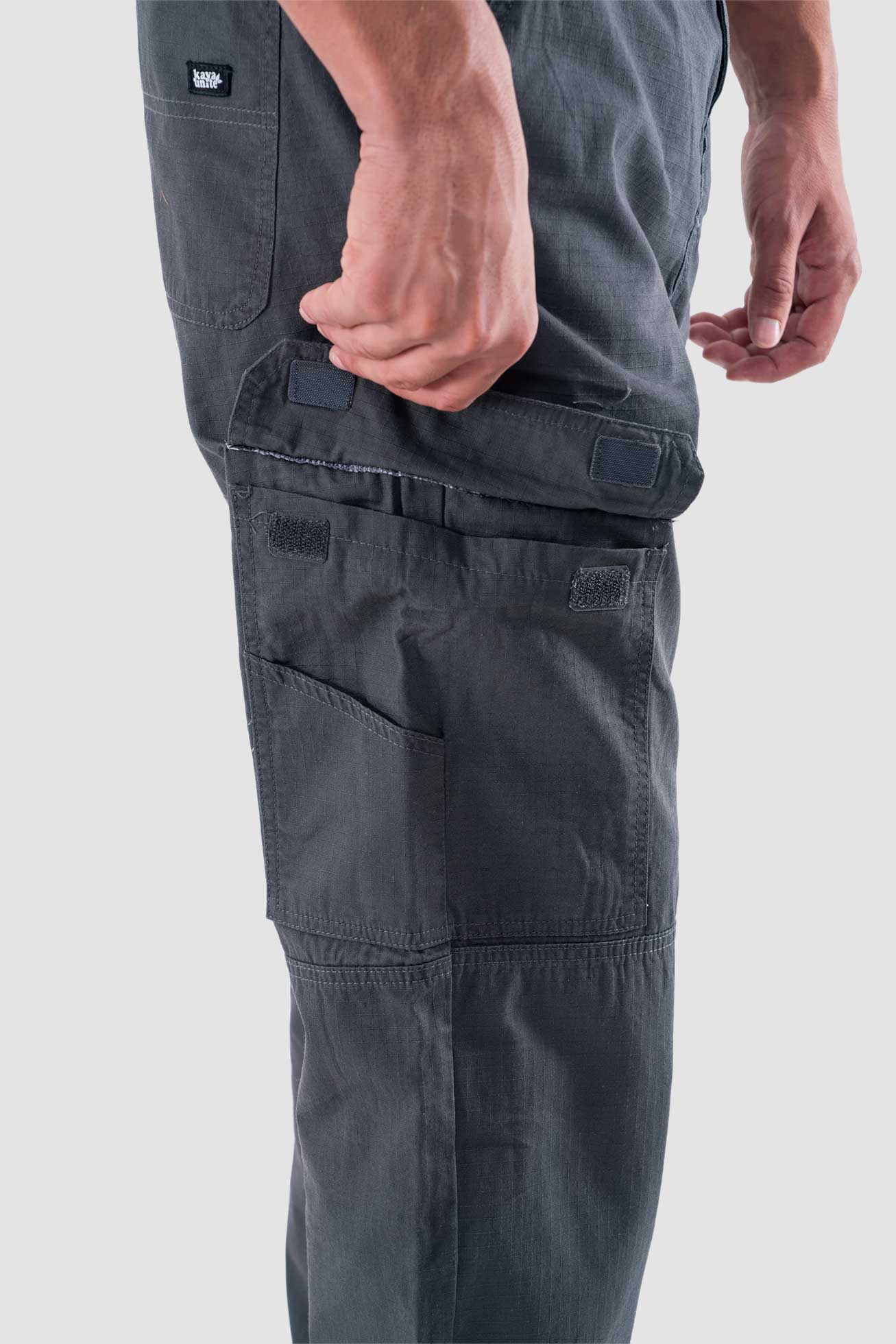 Pantalón Ripstop Recto Algodón Cargo Hombre - Marengo Lavender