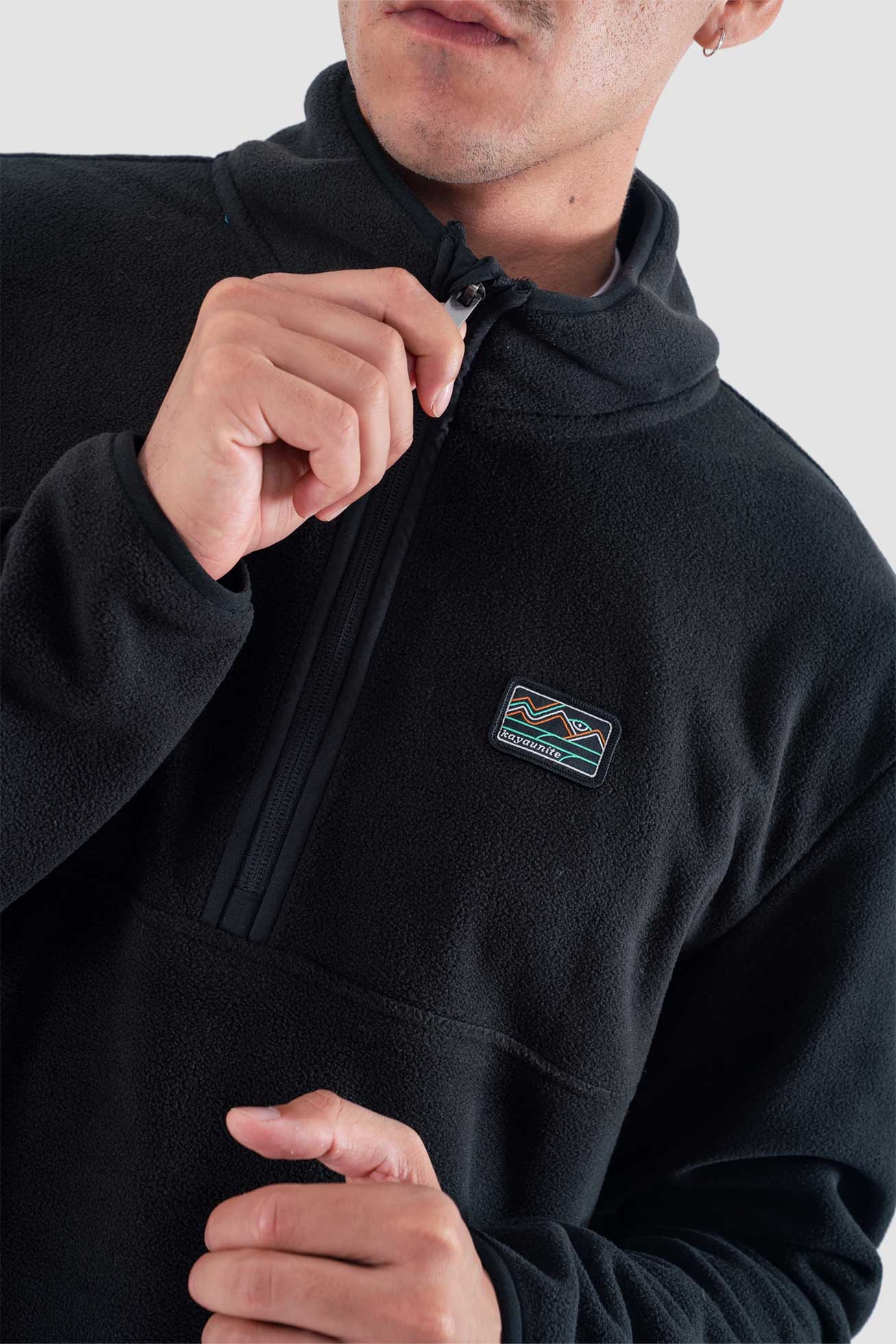 Polar Half Zip - Negro