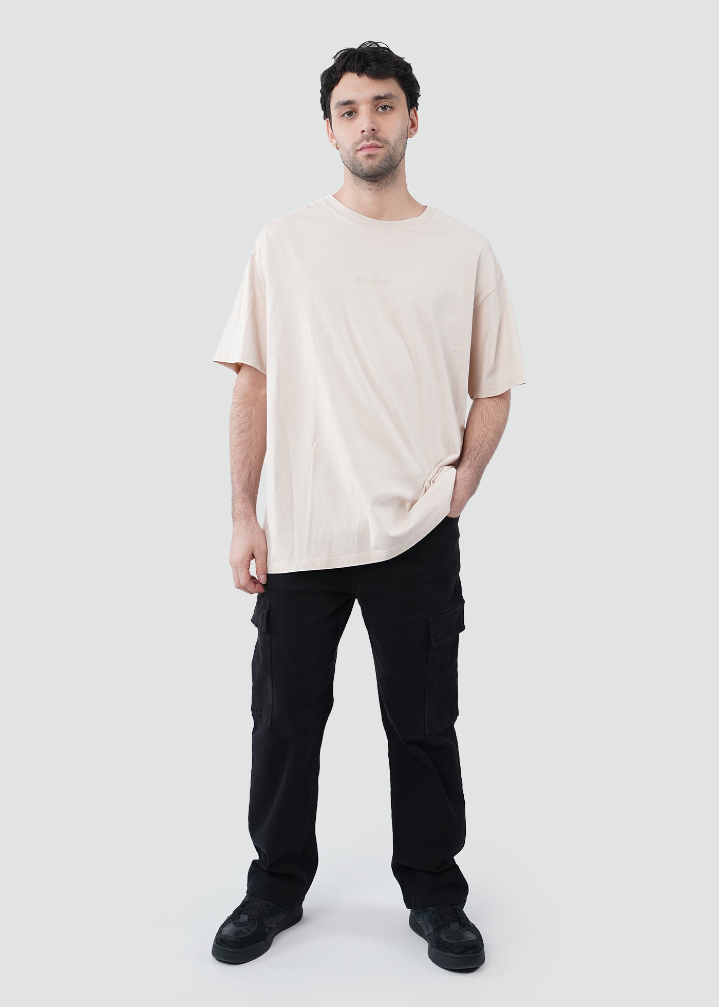 Pantalón Hombre Cargo - Negro