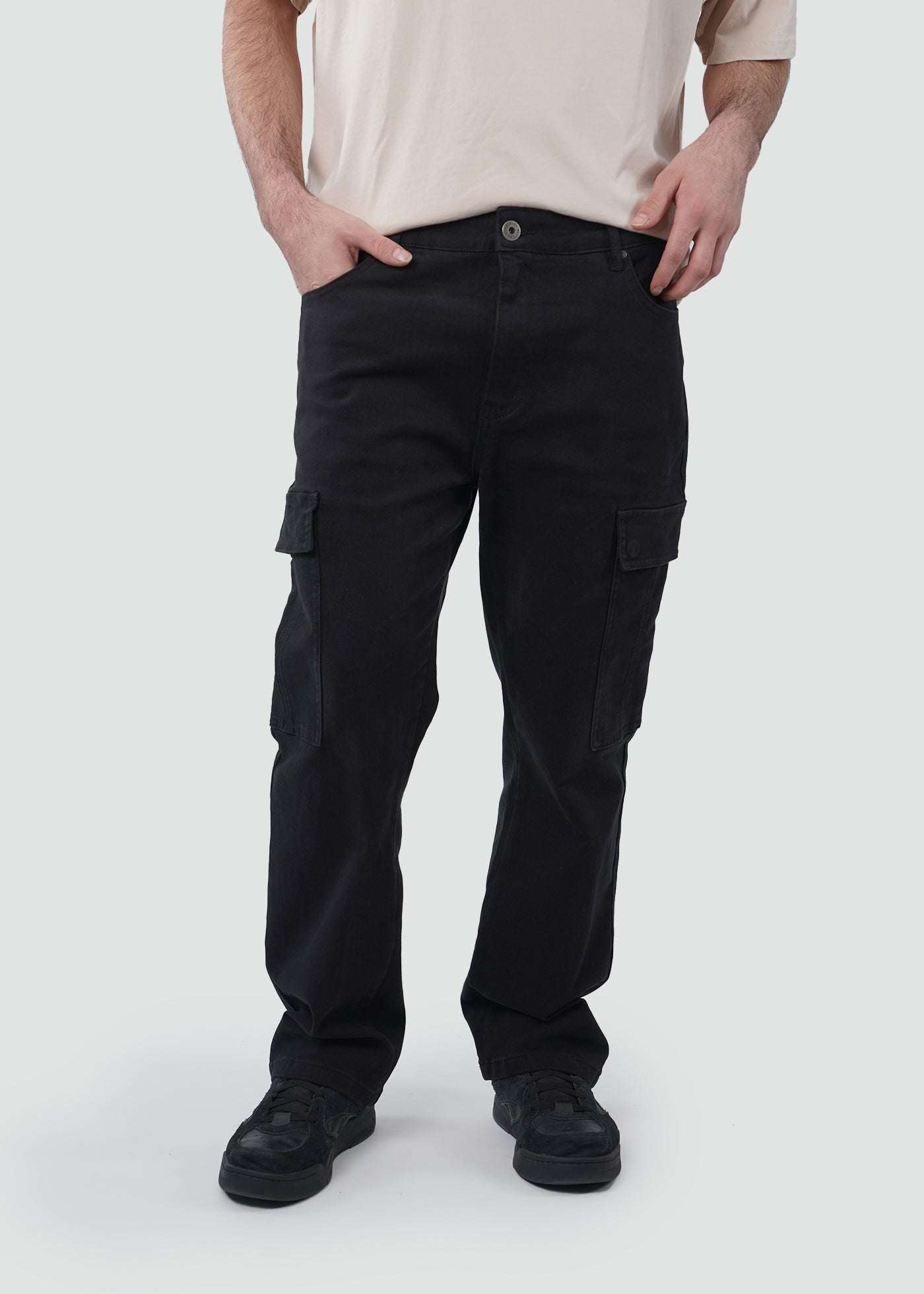 Pantalón Hombre Cargo - Negro
