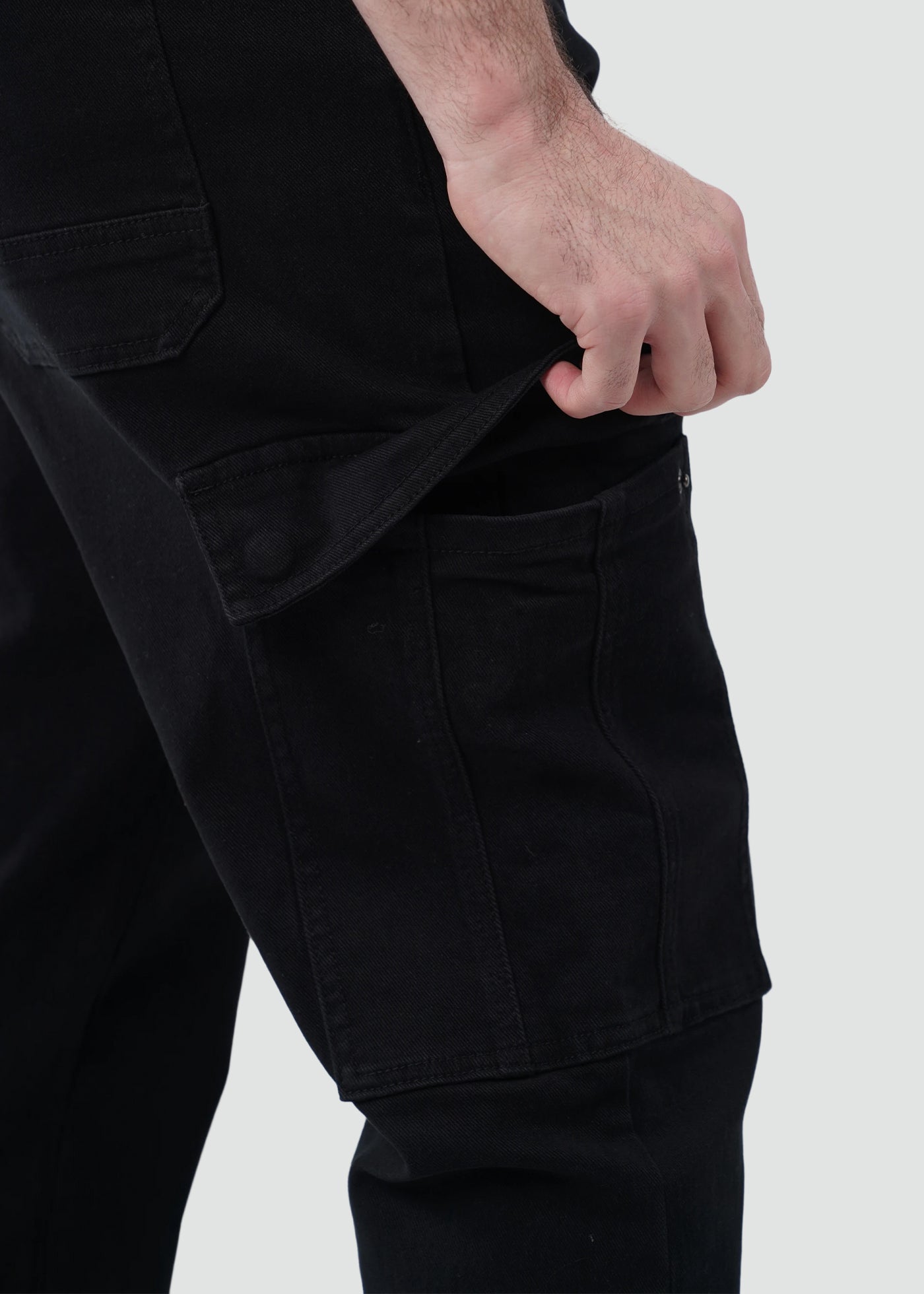 Pantalón Hombre Cargo - Negro
