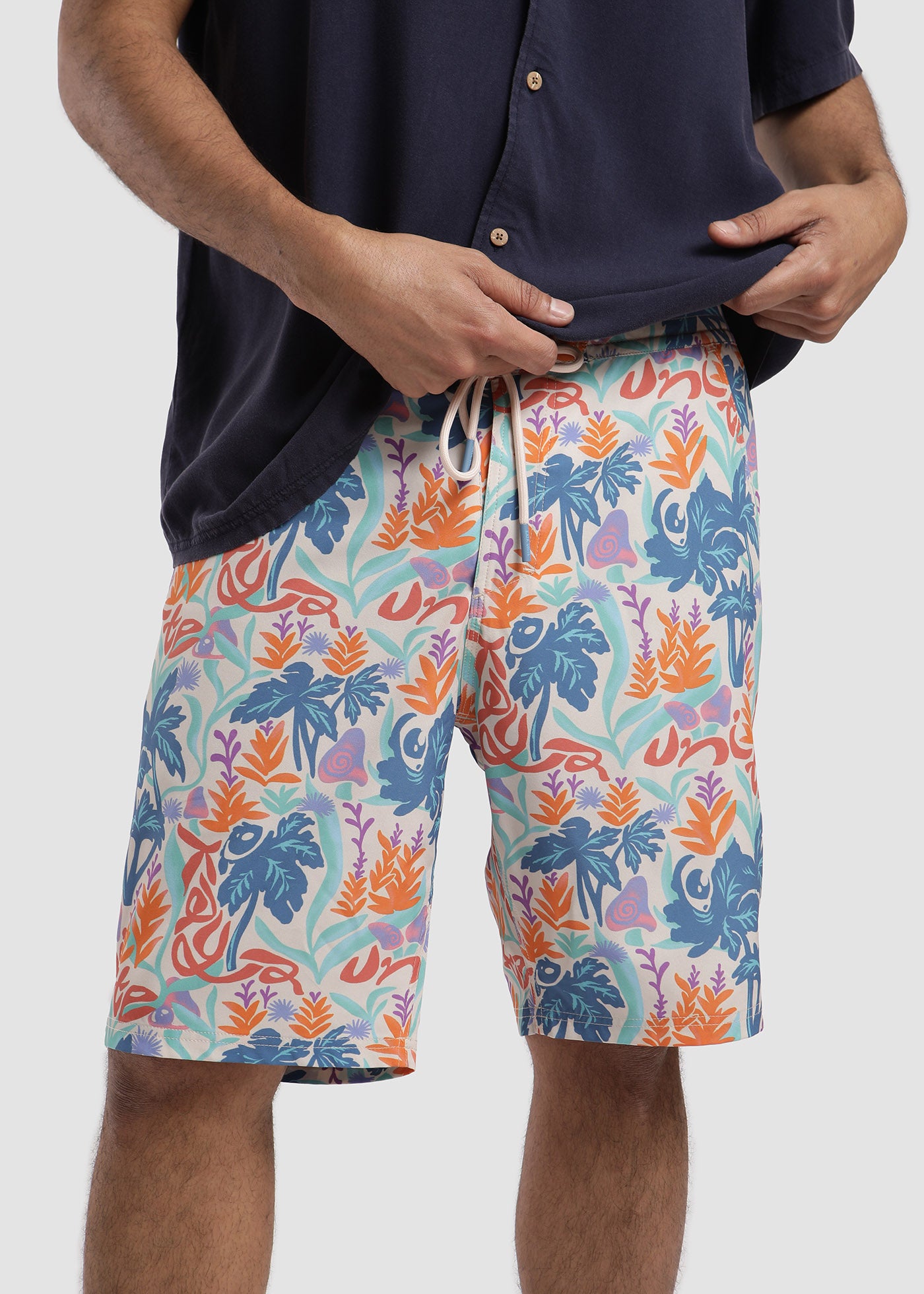 Traje de Baño Boardshort Tropic - Bone