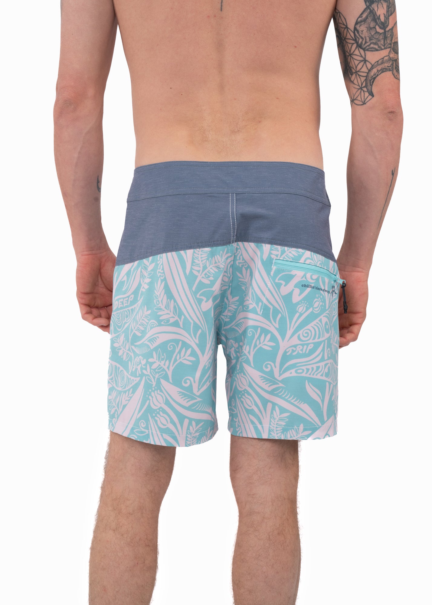 Traje de Baño Boardshort Leaf Calipso