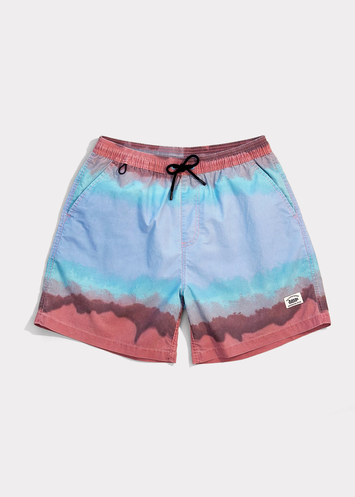 Traje de Baño Short Volley Nylon Rainbow Hombre - Azul Lavender
