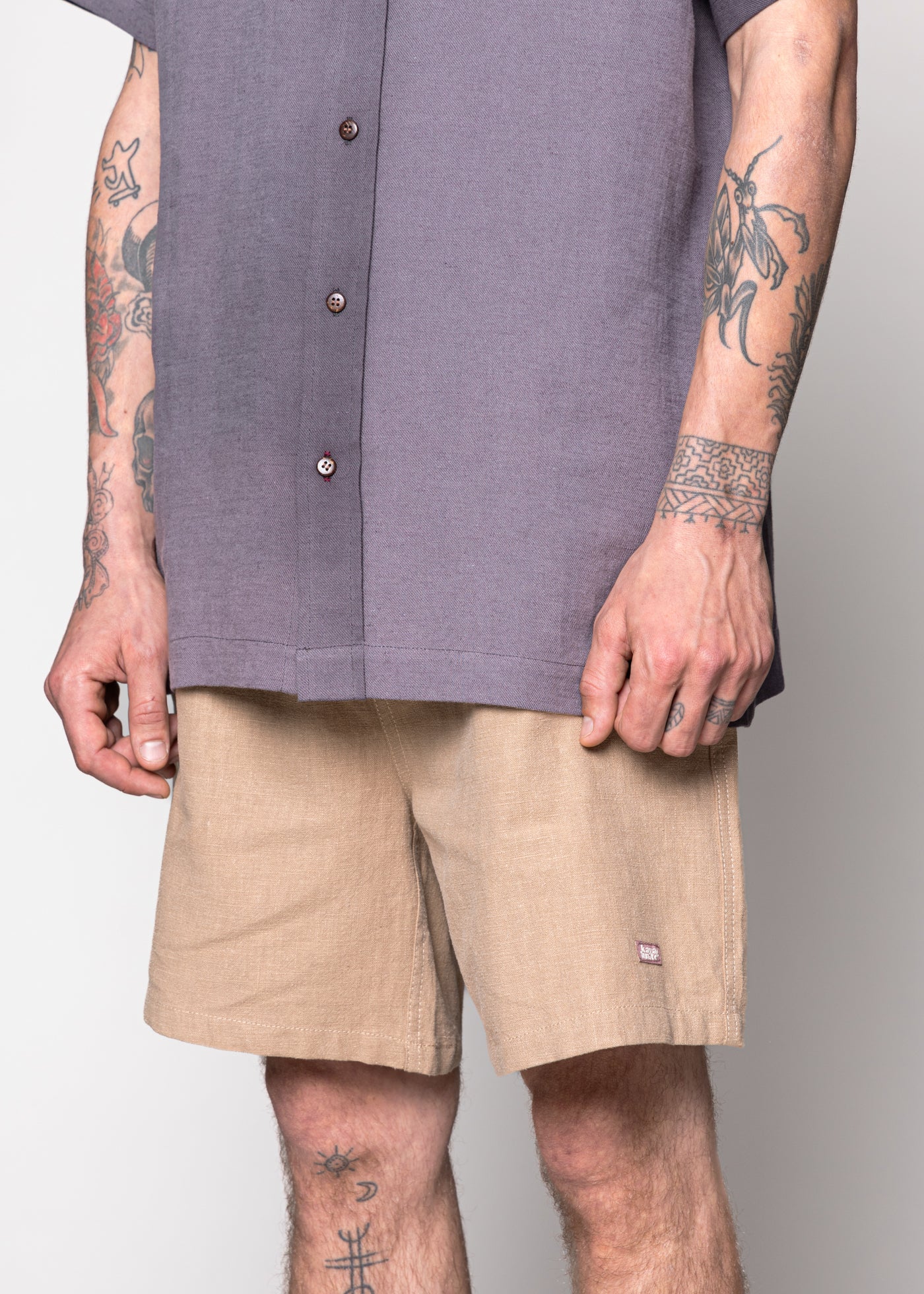 Volley Short Lino Solid Sand