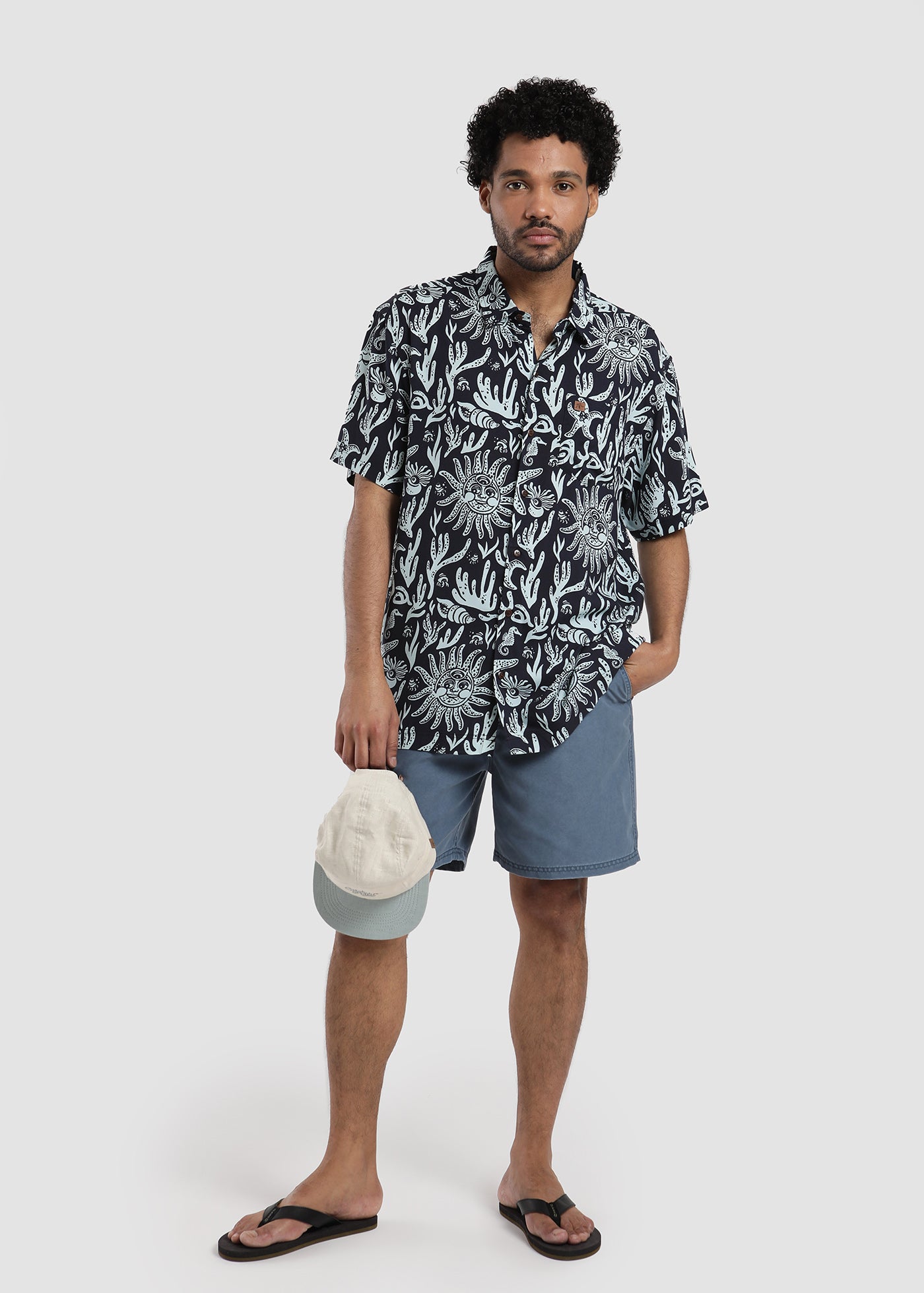 Traje de Baño Volley Solid - Navy