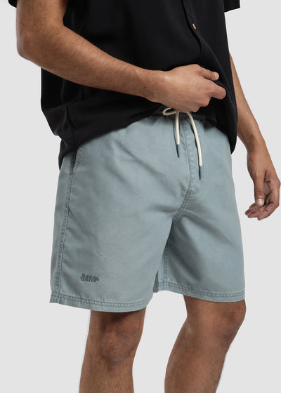Traje de Baño Short Volley Nylon Solid Hombre - Petrol Lavender